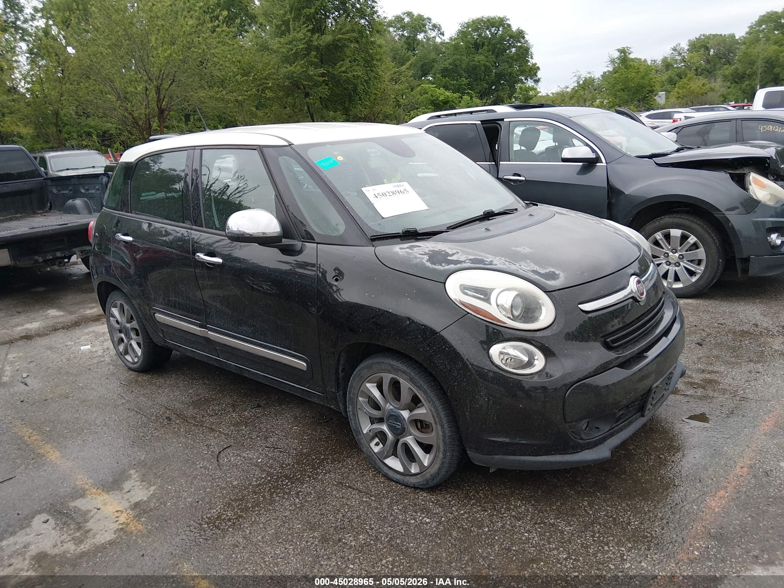 2015 FIAT 500L Lounge, VIN ZFBCFACH4FZ036218 — Hail