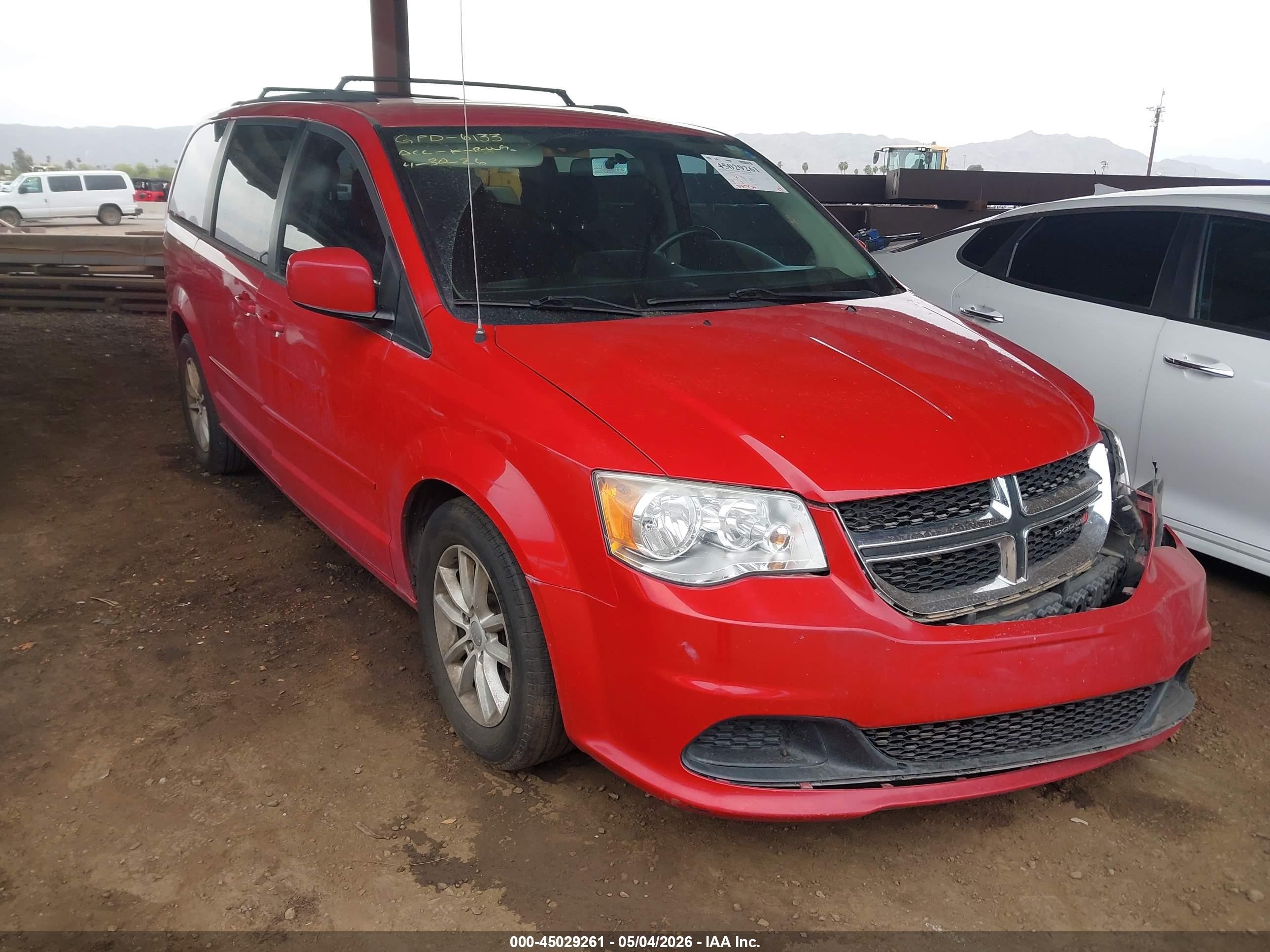 2015 Dodge Grand Caravan SXT, VIN 2C4RDGCG5FR744818 — Not stated