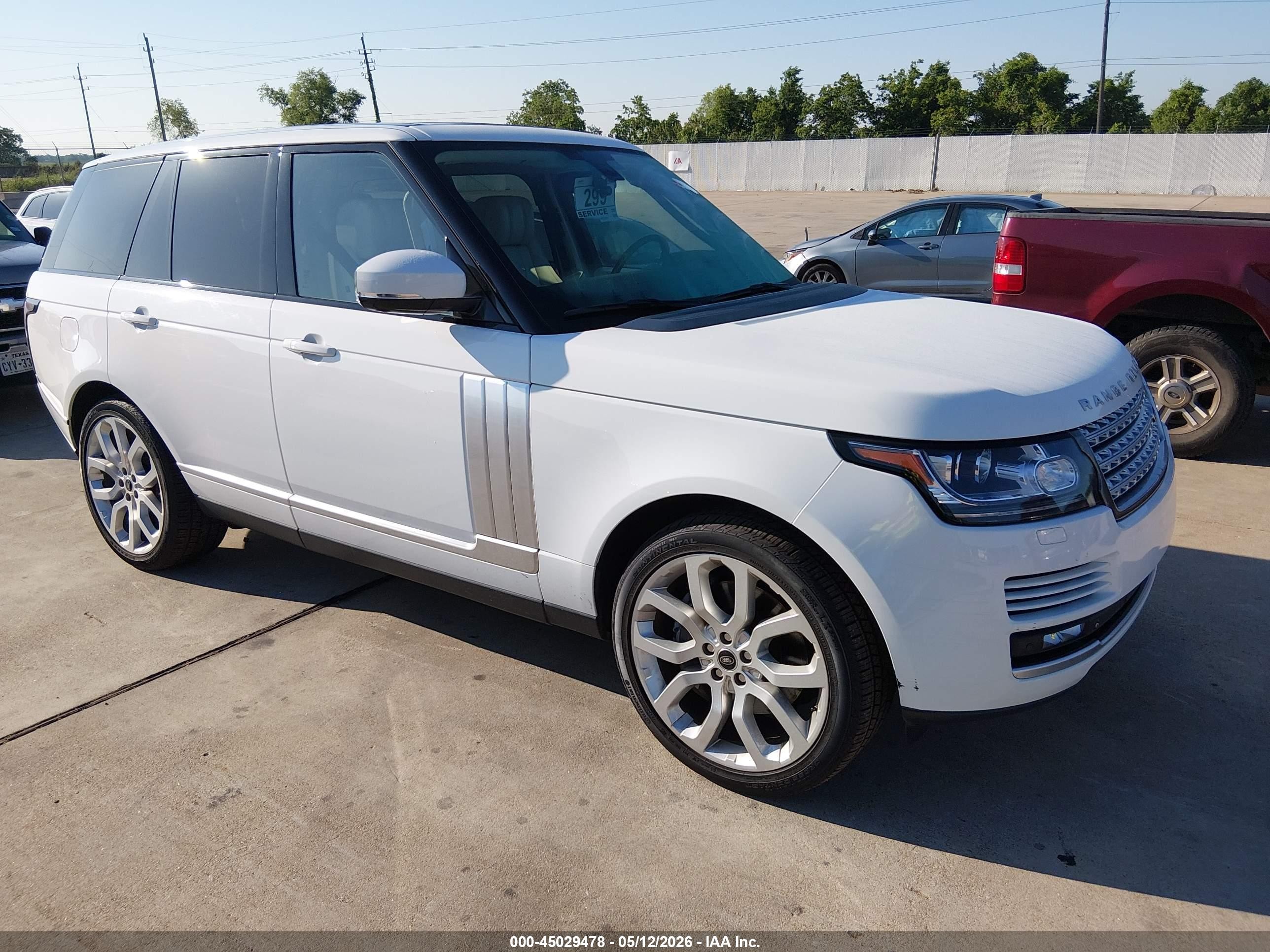 2013 Land Rover Range Rover HSE, VIN SALGS2DF0DA116889 — Water / flood