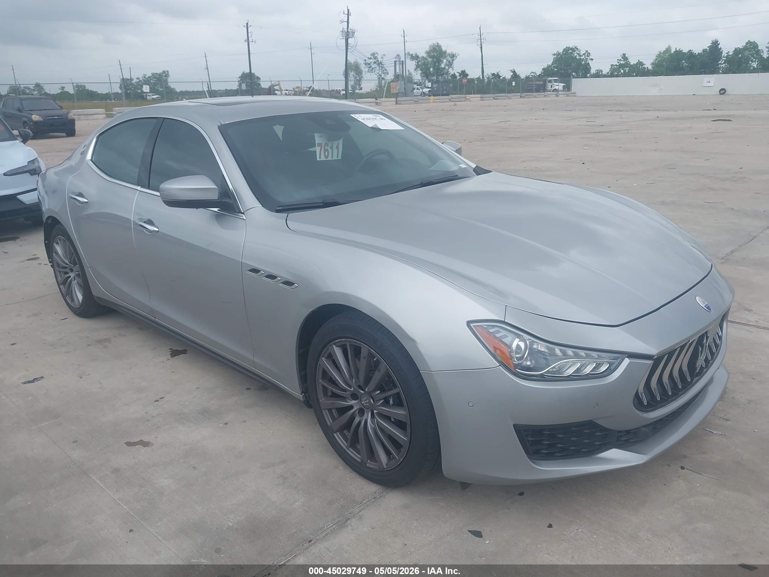 2018 Maserati Ghibli, VIN ZAM57XSA6J1300522 — Зад