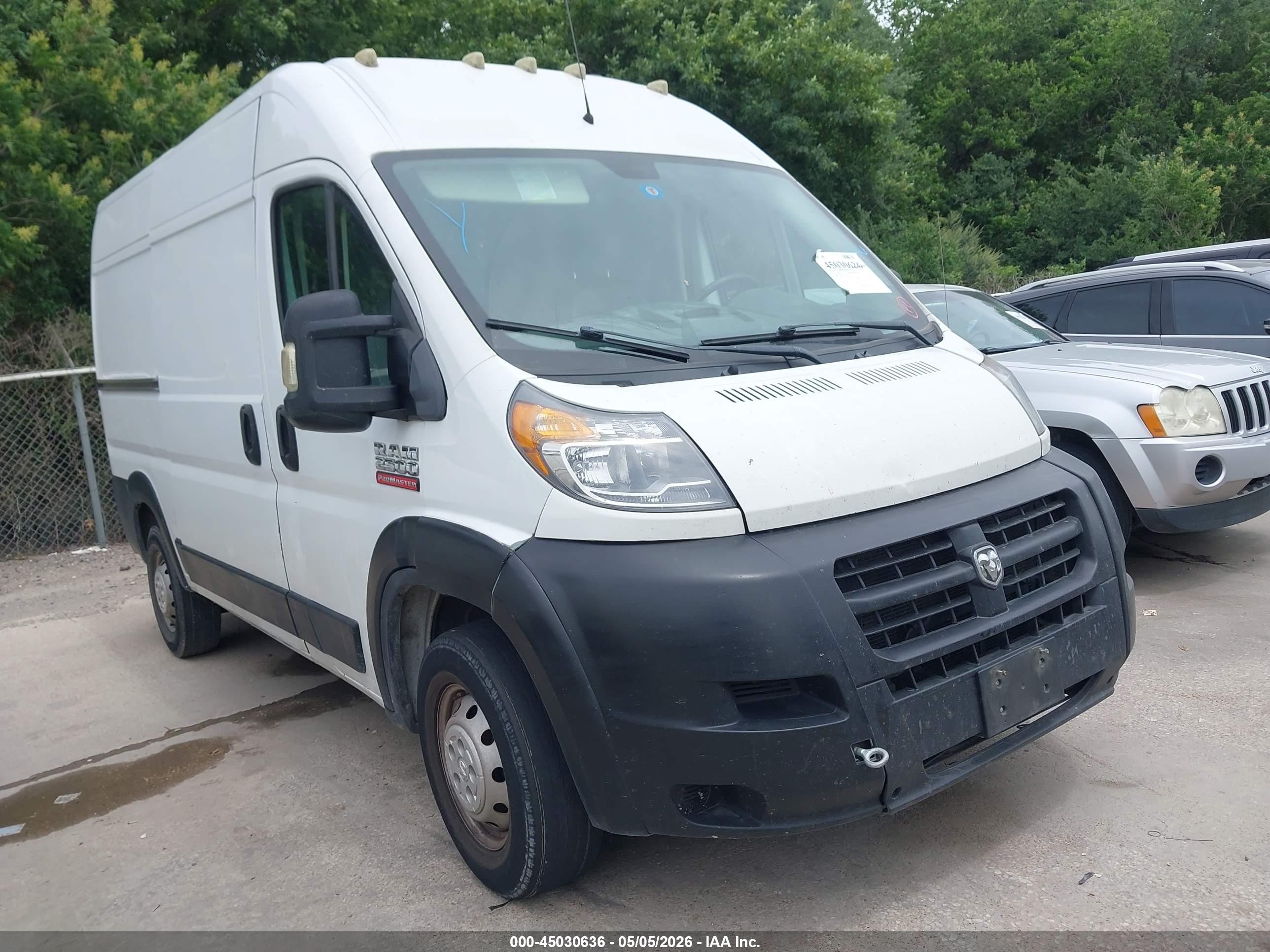 2015 Ram ProMaster Cargo, VIN 3C6TRVCG3FE501139 — Обычный износ