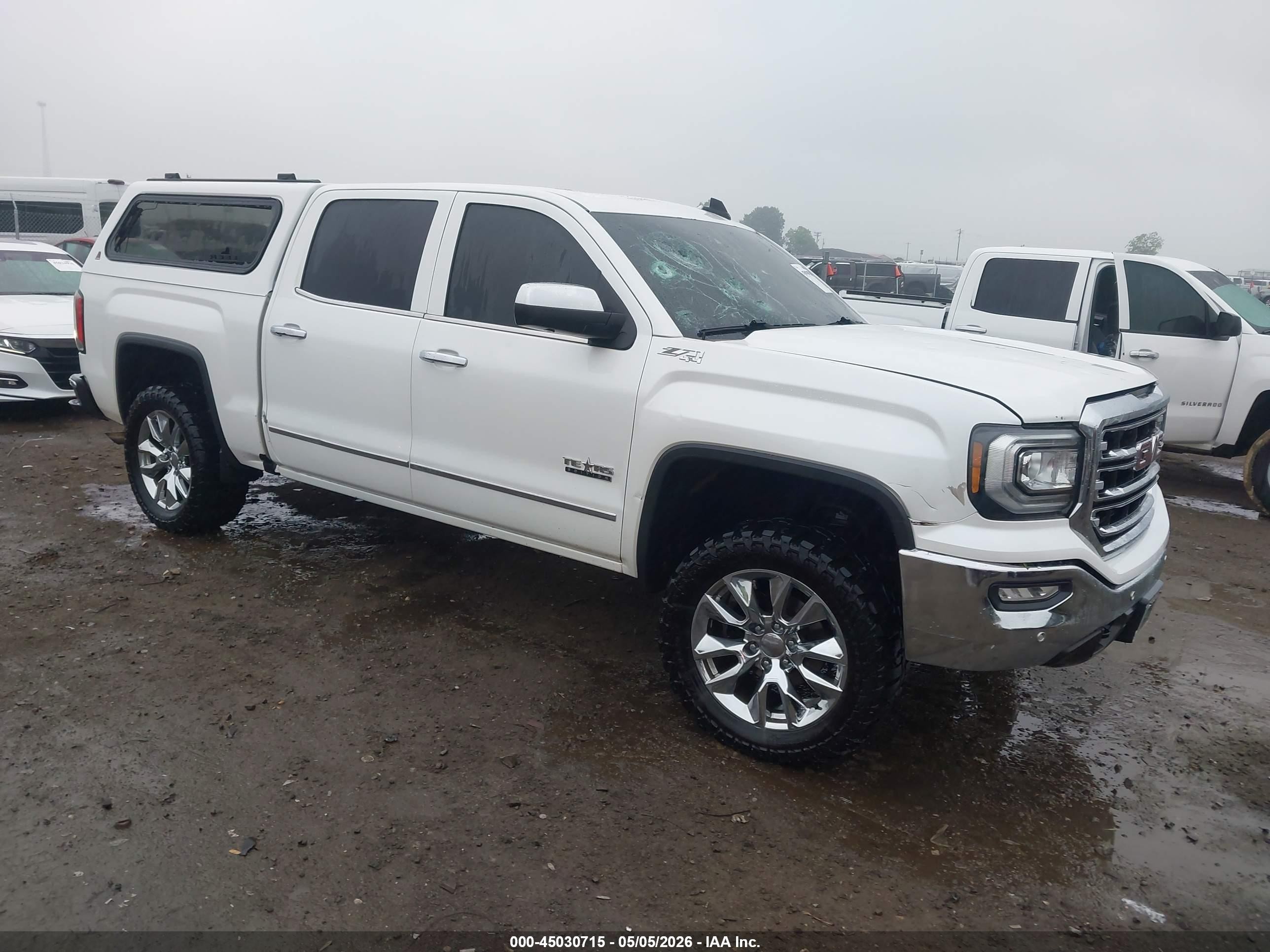 2018 GMC Sierra 1500 SLT, VIN 3GTU2NEJXJG148406 — Hail