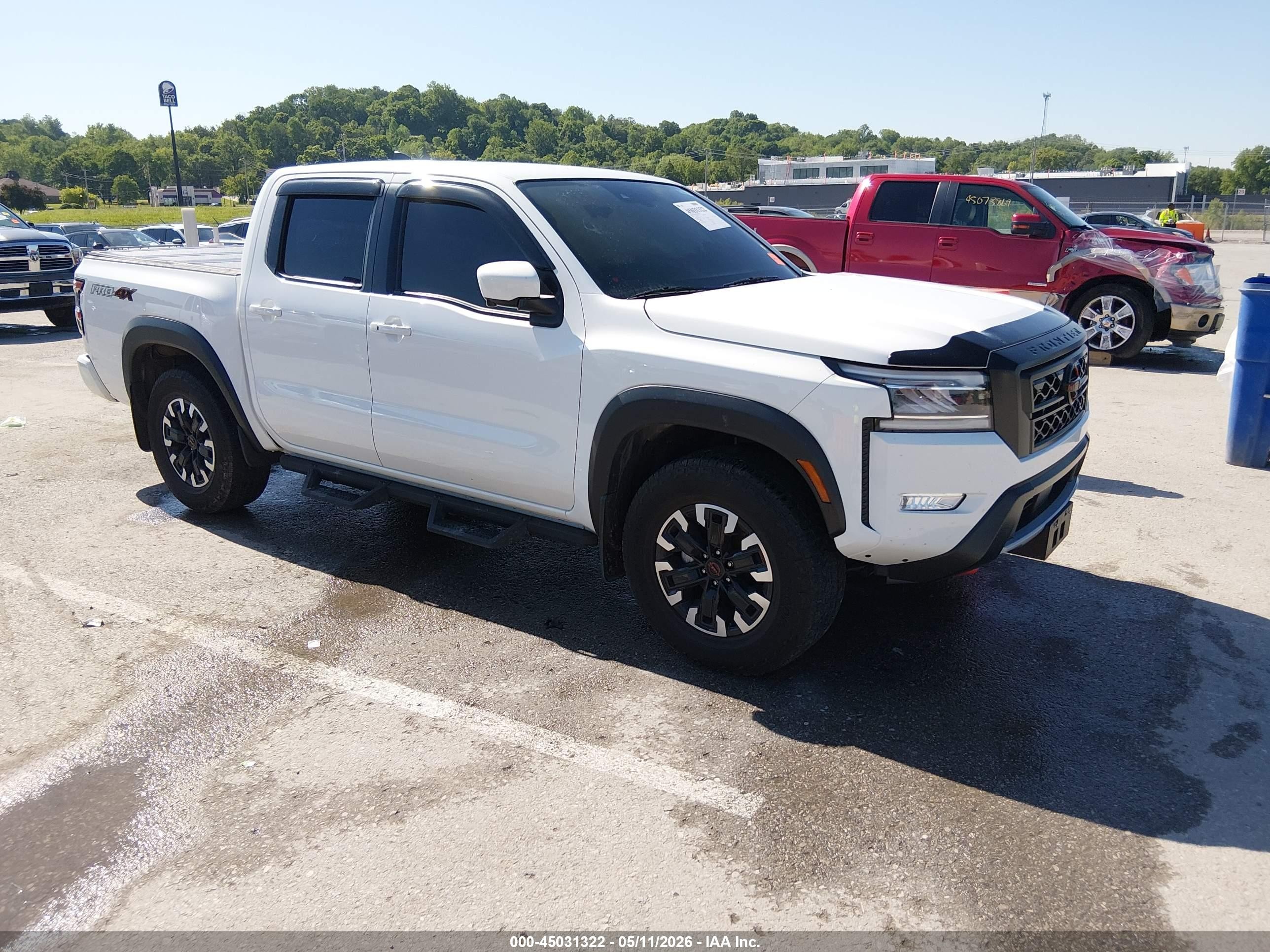 2023 Nissan Frontier Pro-4X, VIN 1N6ED1EK0PN655134 — Interior fire
