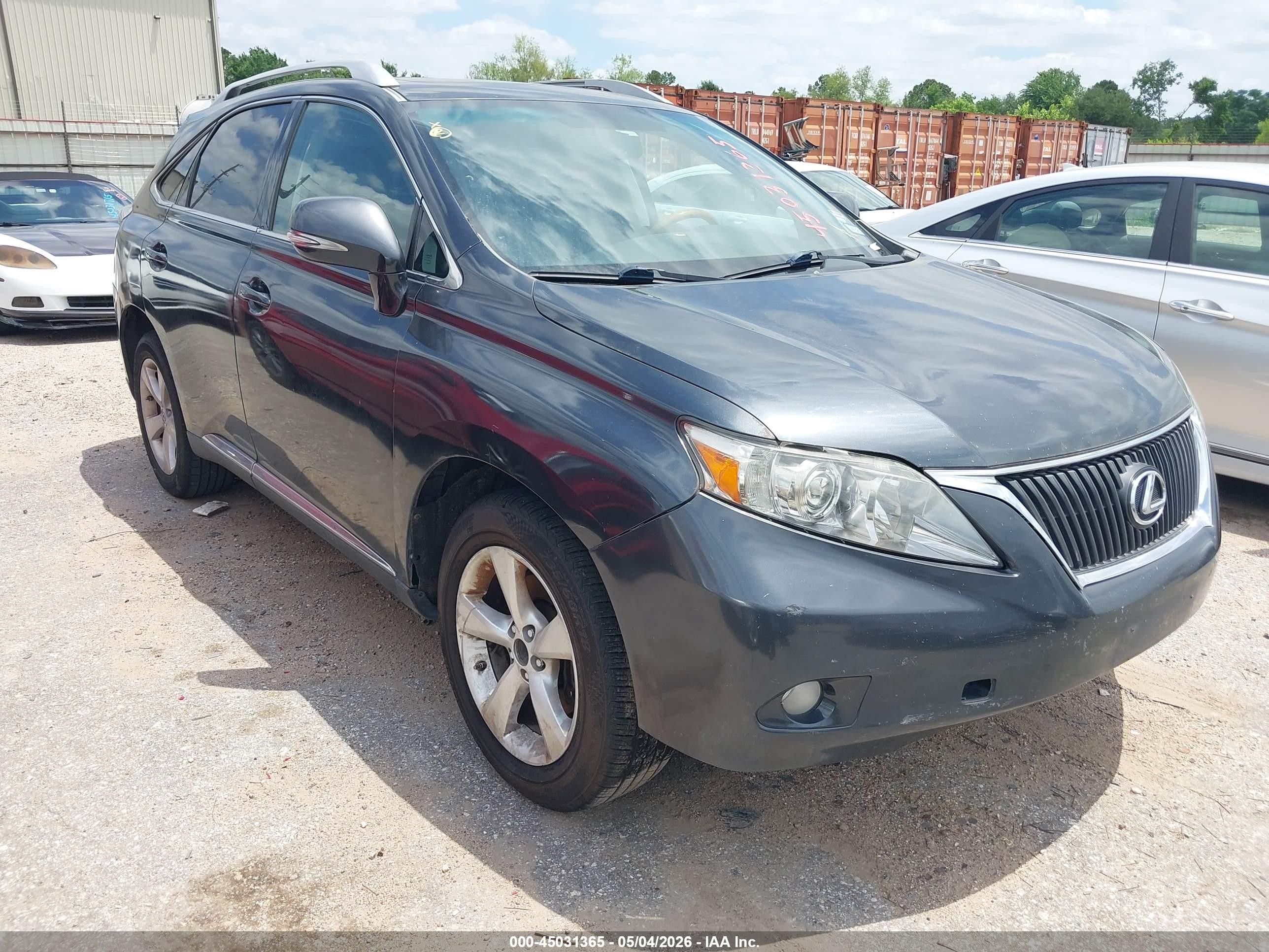 2010 Lexus RX 350, VIN 2T2BK1BA3AC053440 — Front end