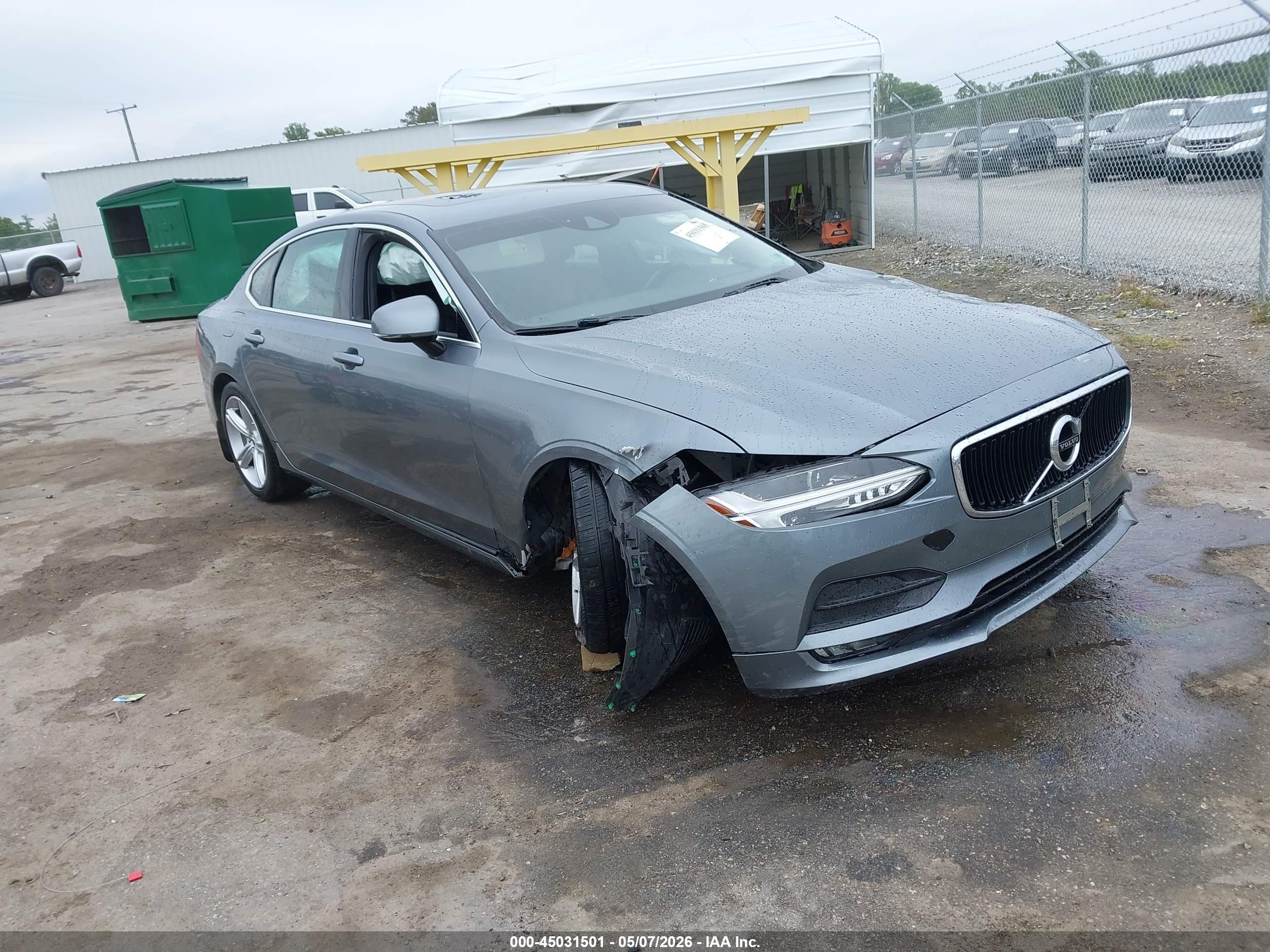 2018 Volvo S90 Momentum, VIN LVY982MK3JP025662 — Опрокидывание