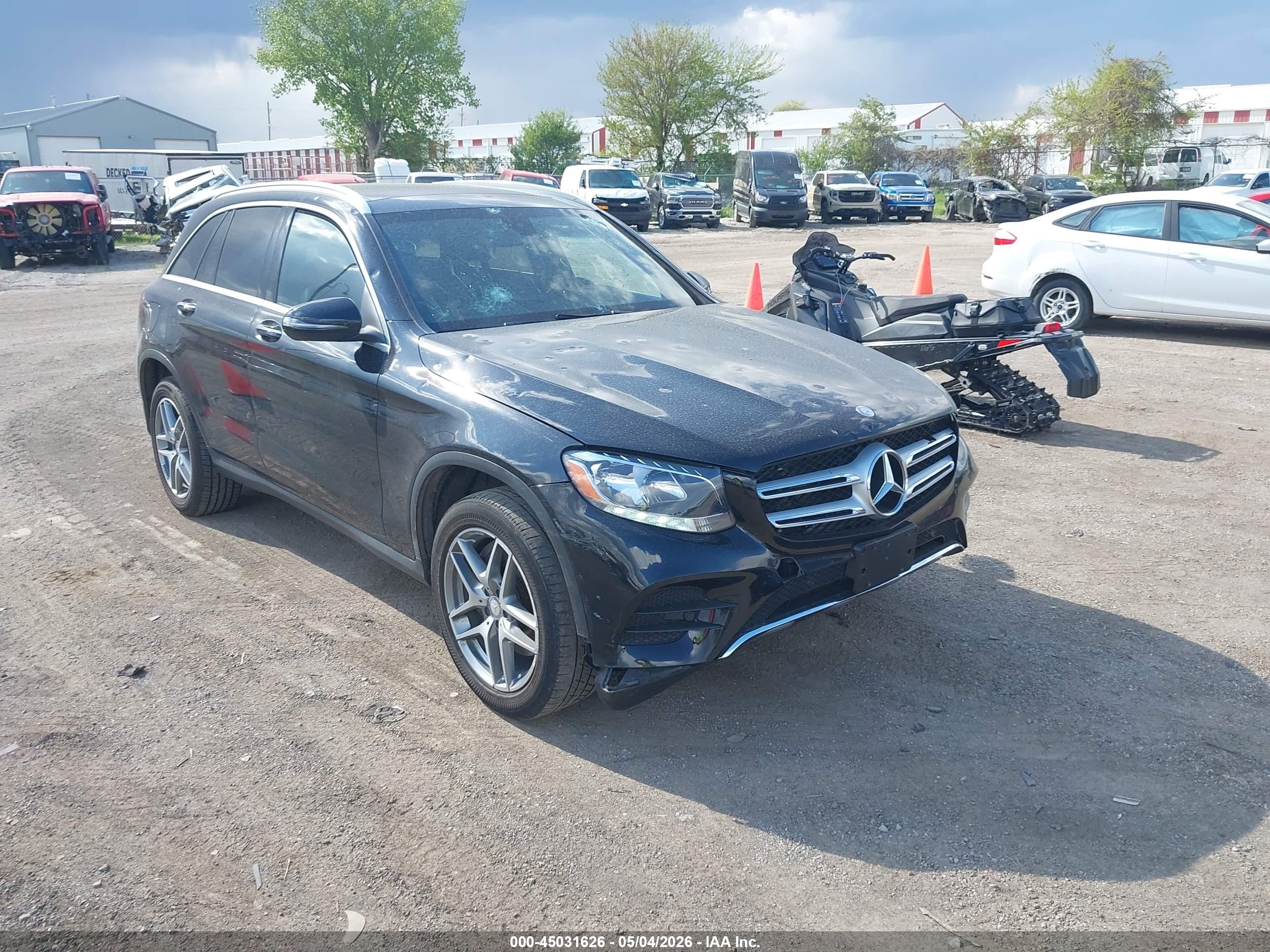 2017 Mercedes-Benz GLC 300, VIN WDC0G4KB1HF150817 — Hail