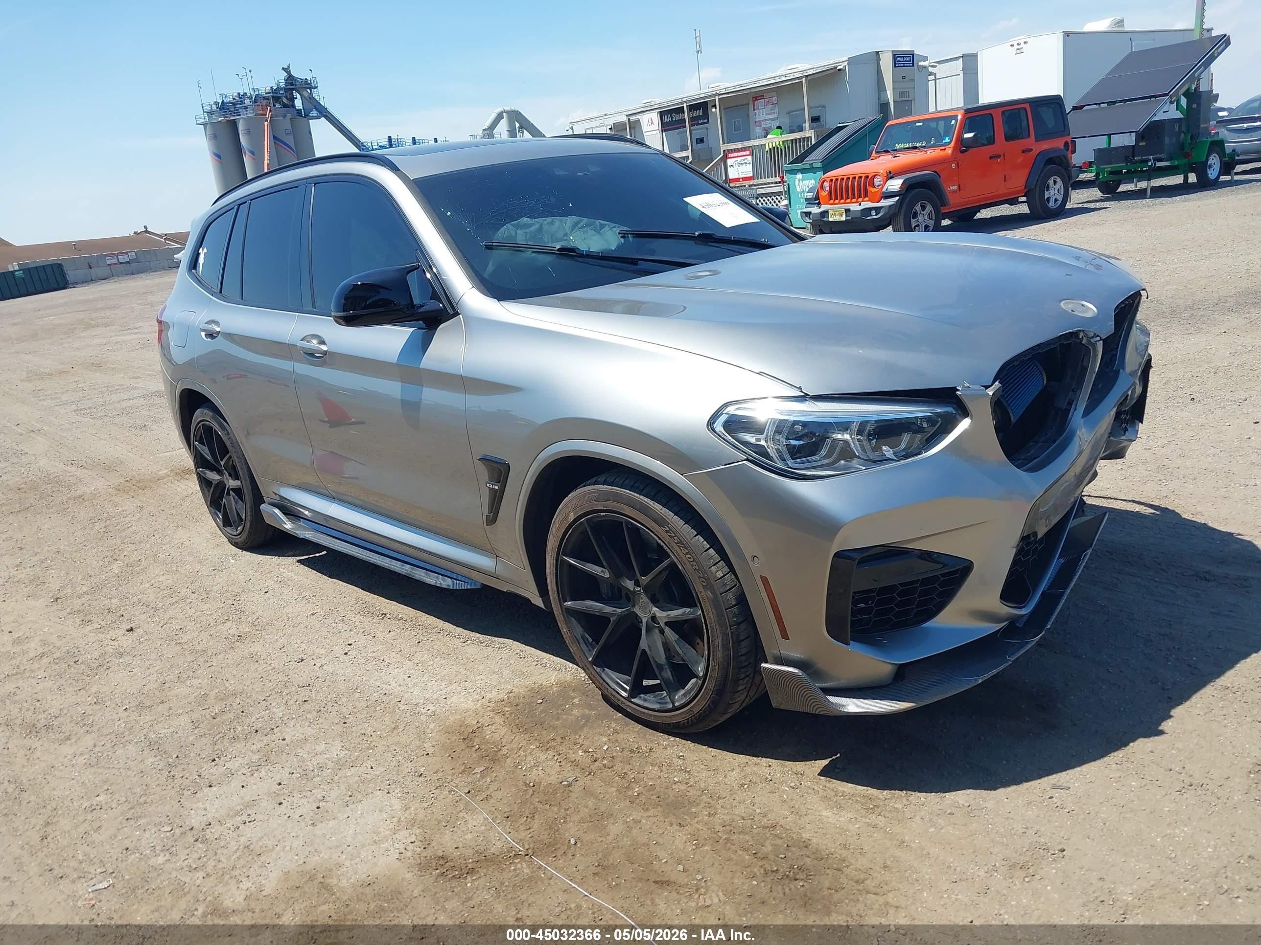 2020 BMW X3 M, VIN 5YMTS0C04LLA57785 — Front end