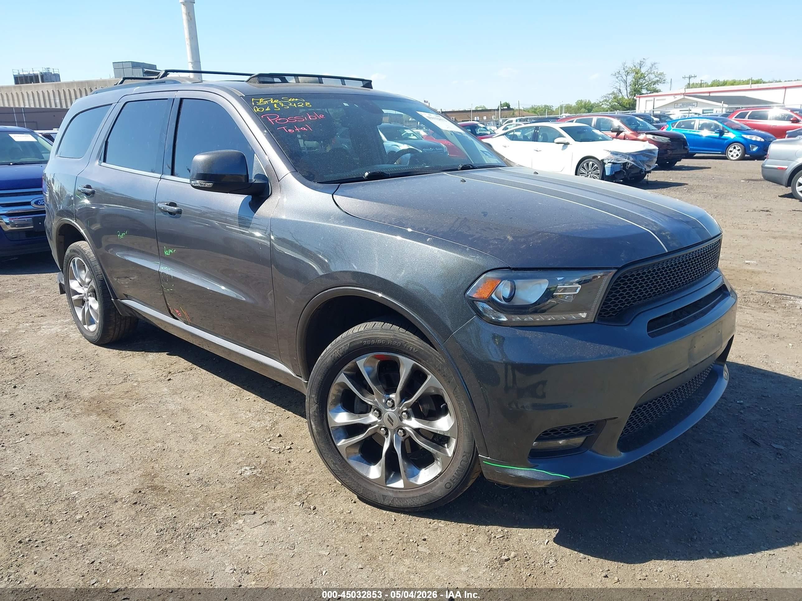 2019 Dodge Durango GT Plus, VIN 1C4RDJDG2KC848388 — Not stated