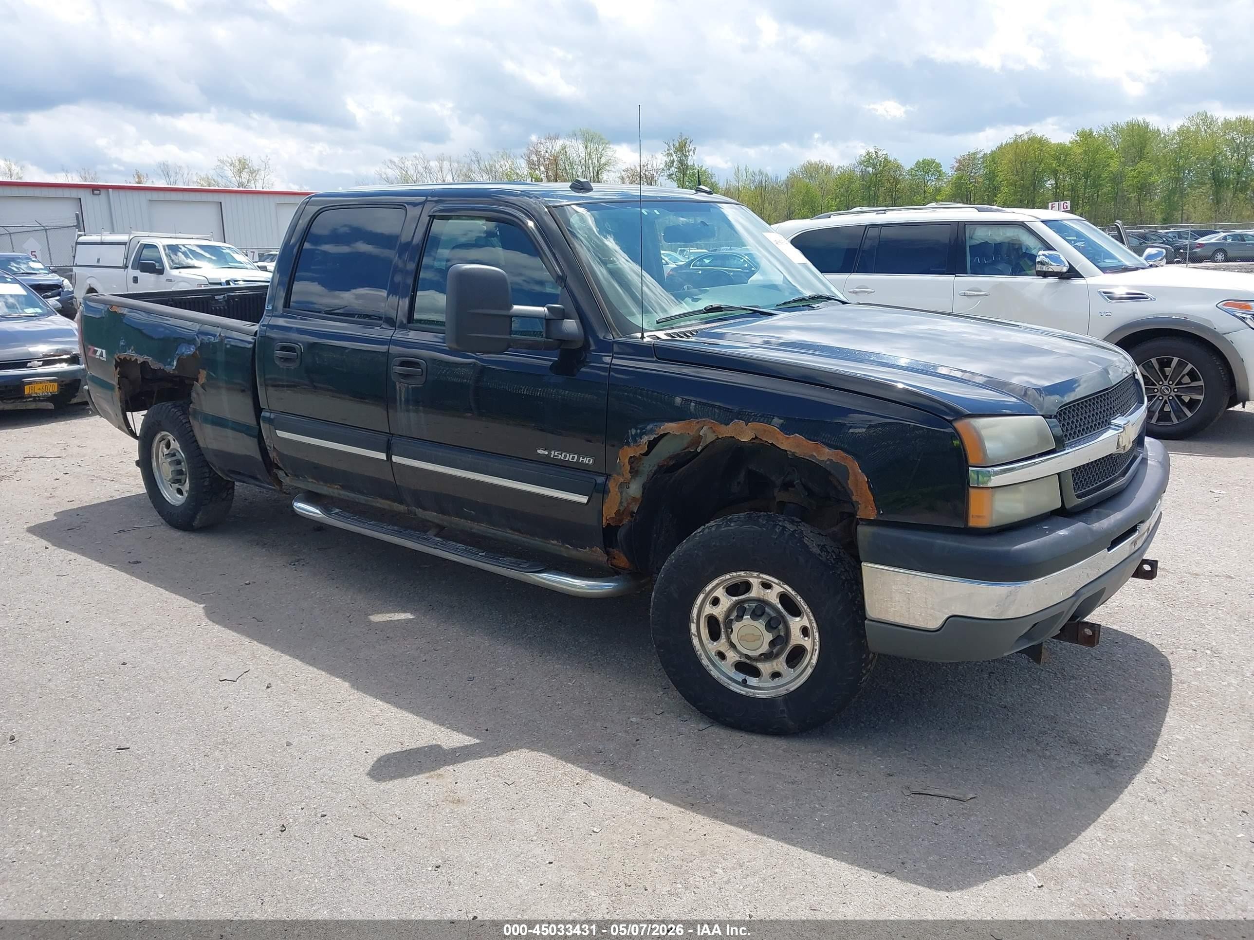 2005 Chevrolet Silverado 1500HD LT, VIN 1GCGK13U95F953307 — Обычный износ