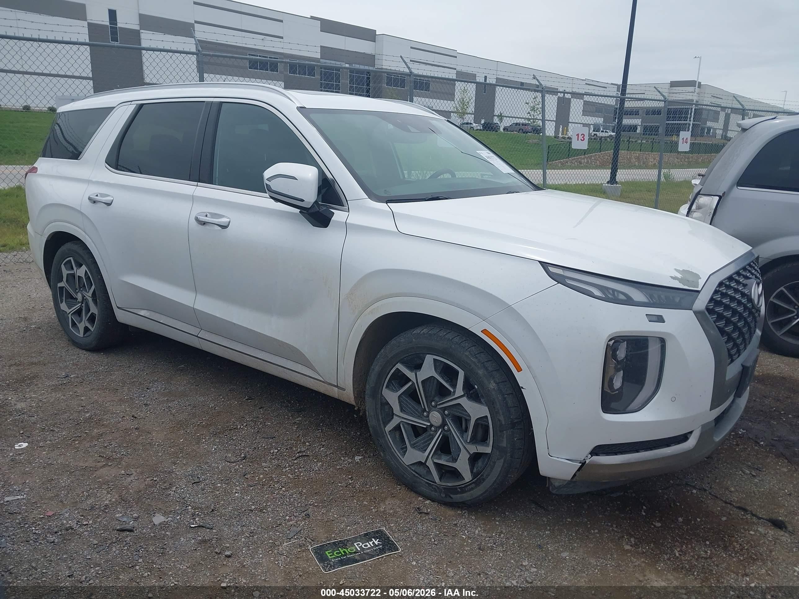 2022 Hyundai Palisade Calligraphy, VIN KM8R74HE4NU387478 — Стихия