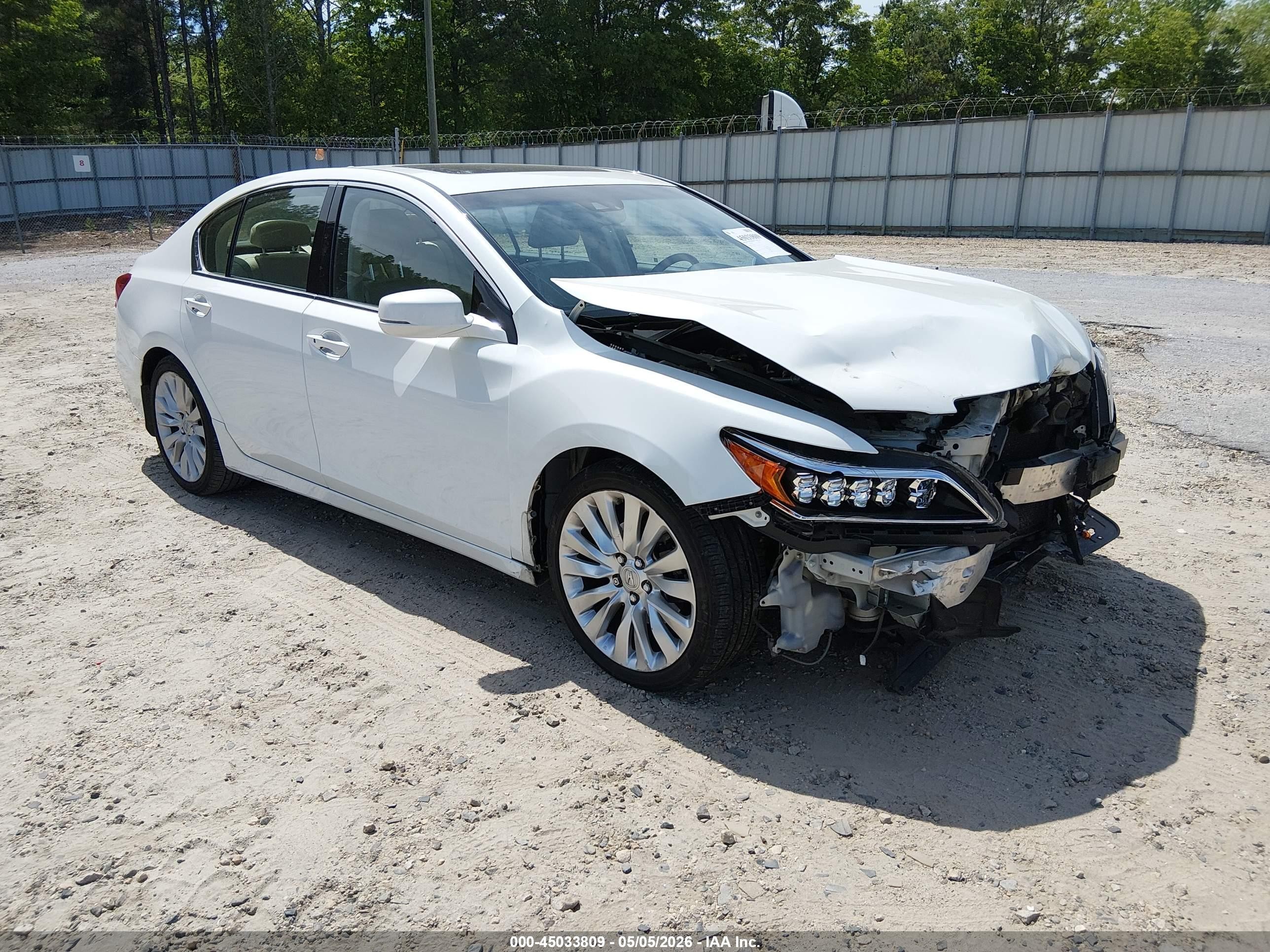 2015 Acura RLX Technology, VIN JH4KC1F52FC000404 — Front end