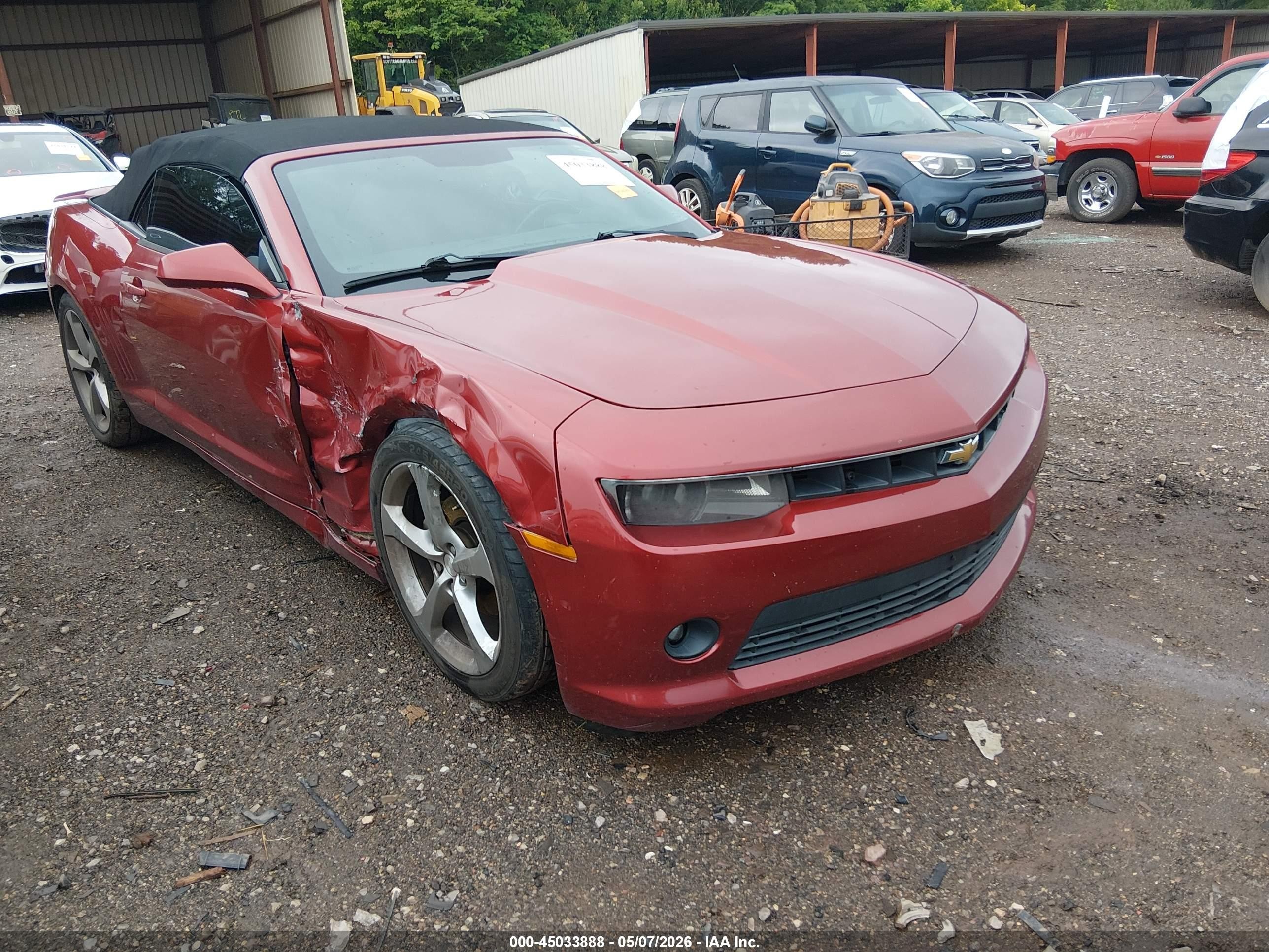 2014 Chevrolet Camaro LT, VIN 2G1FC3D31E9152804 — Бок