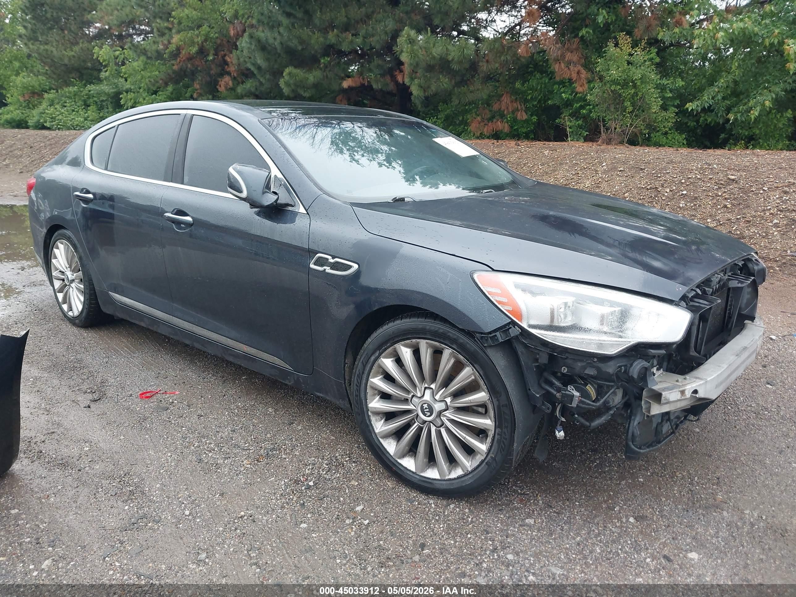 2015 Kia K900 Luxury, VIN KNALW4D40F6021448 — Front end