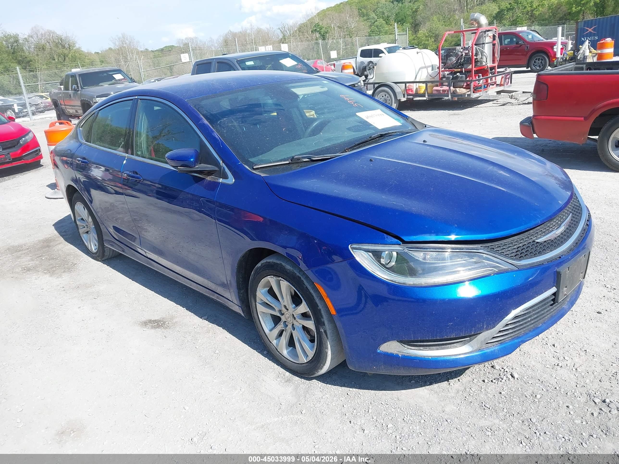 2016 Chrysler 200 Limited, VIN 1C3CCCAB8GN169402 — Перед