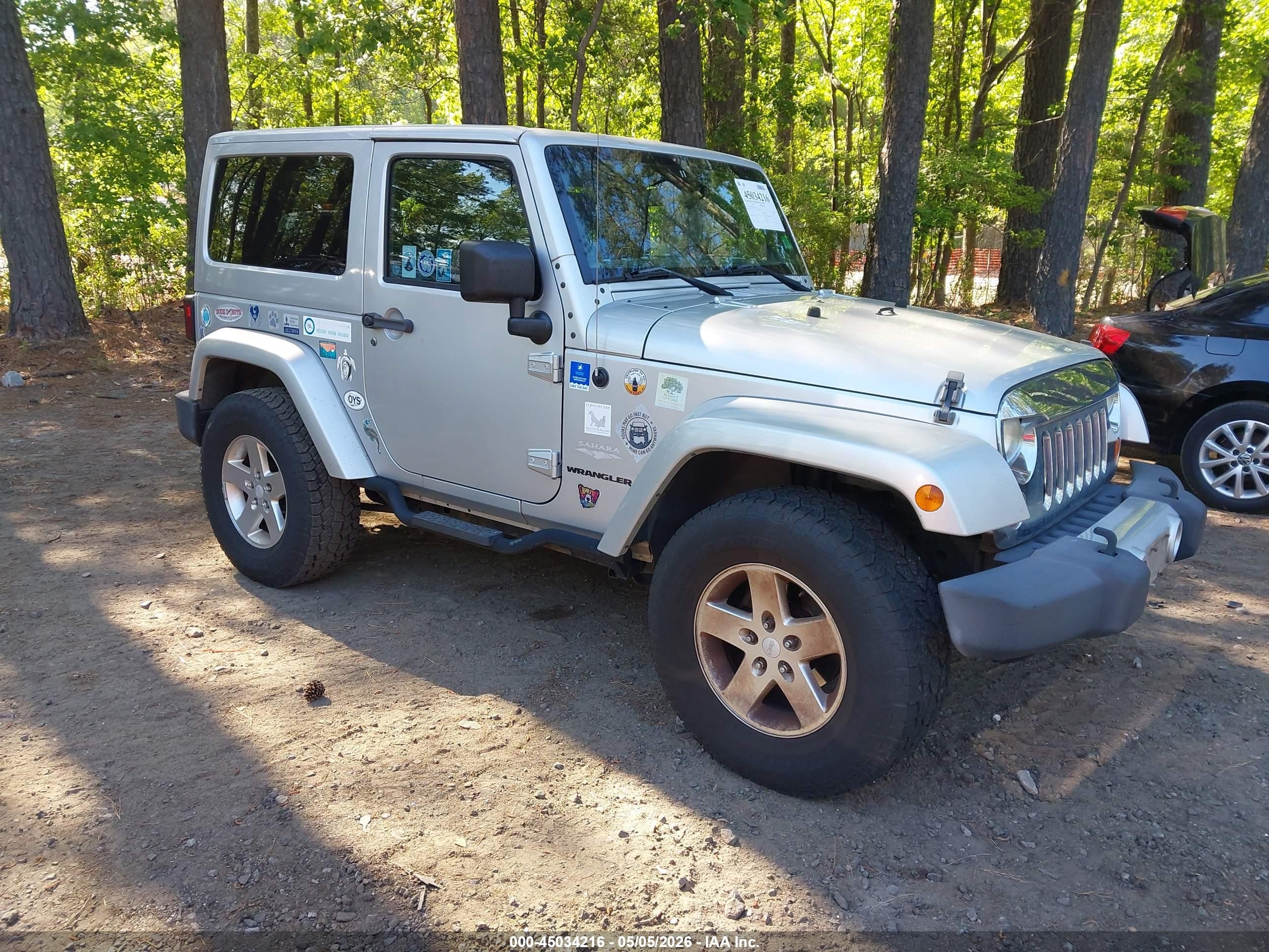 2012 Jeep Wrangler Sahara, VIN 1C4GJWBG5CL283023 — Normal wear