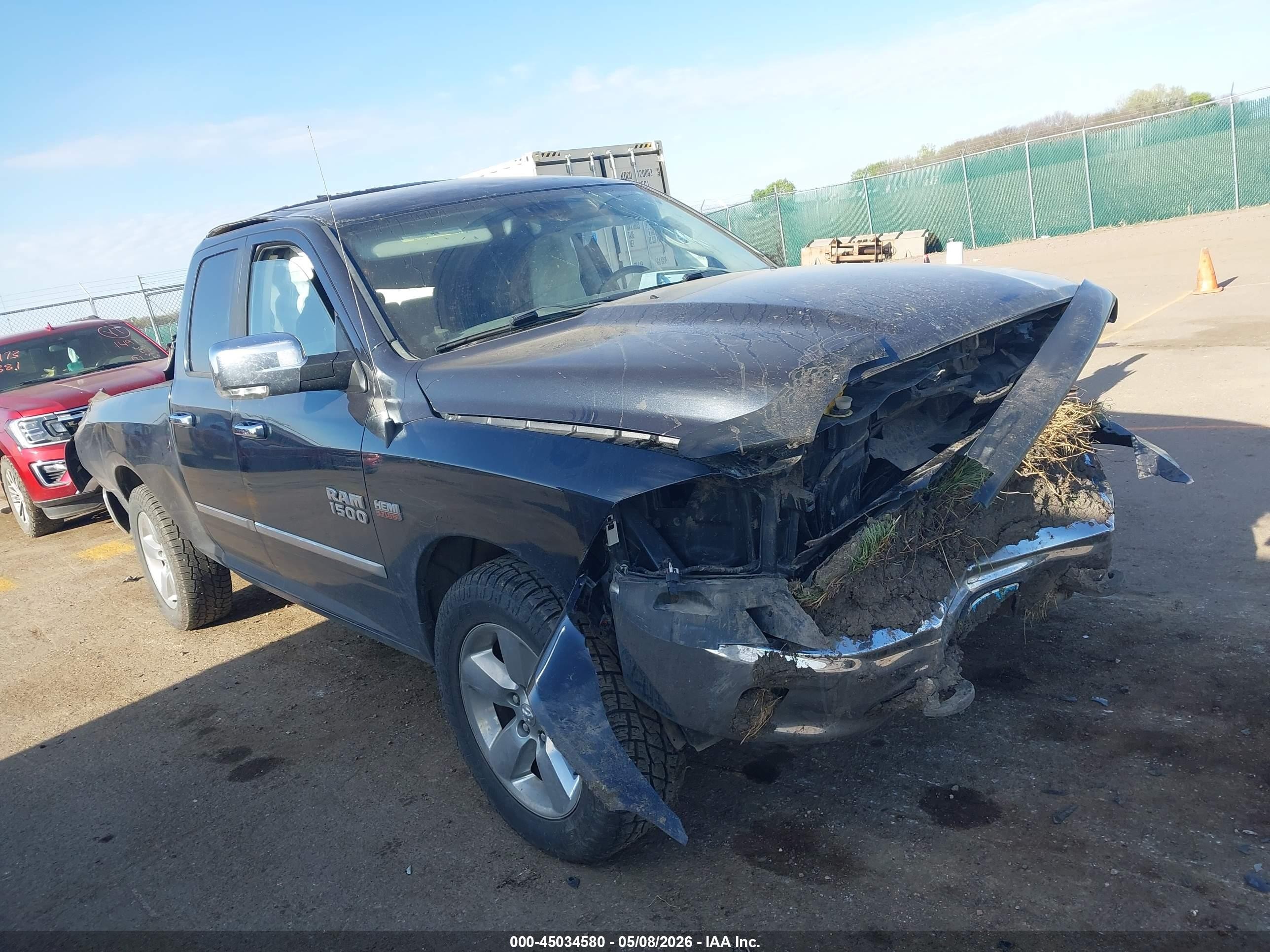 2014 Ram 1500 Big Horn, VIN 1C6RR7GT1ES352321 — Rollover