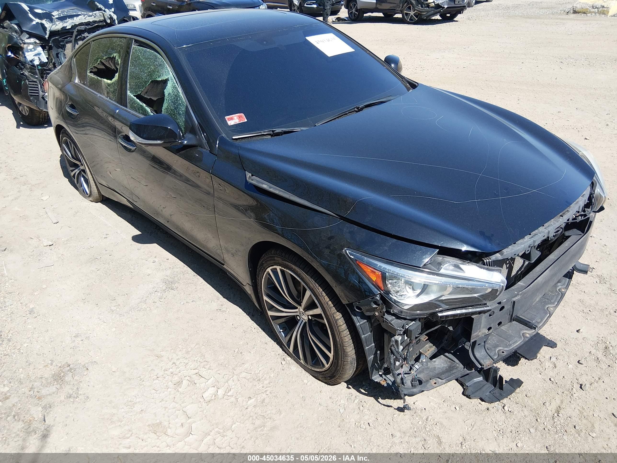 2015 Infiniti Q50 Sport, VIN JN1BV7AR1FM416739 — Vandalism