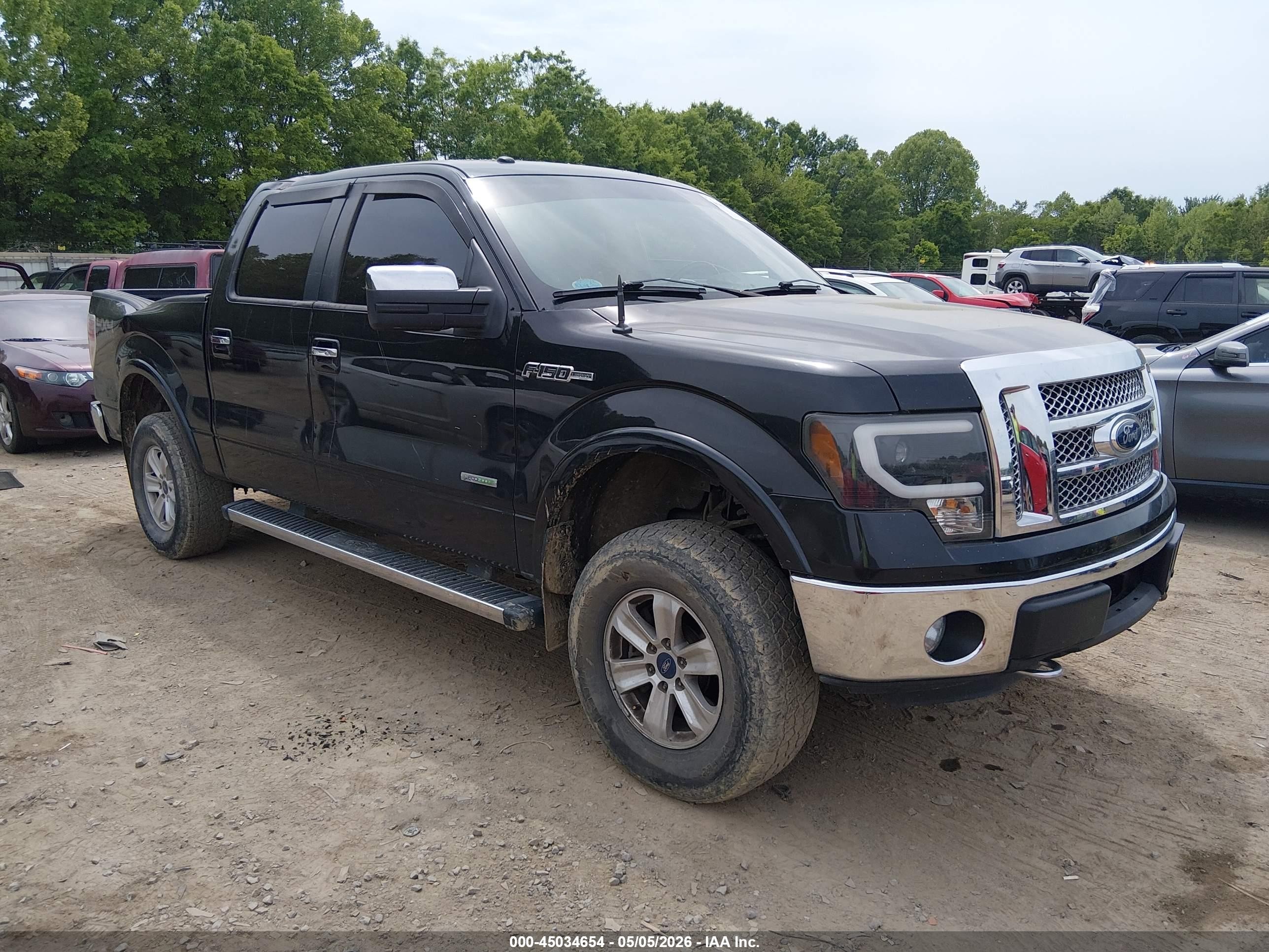 2012 Ford F-150 XL, VIN 1FTFW1ET0CFA84243 — Roof
