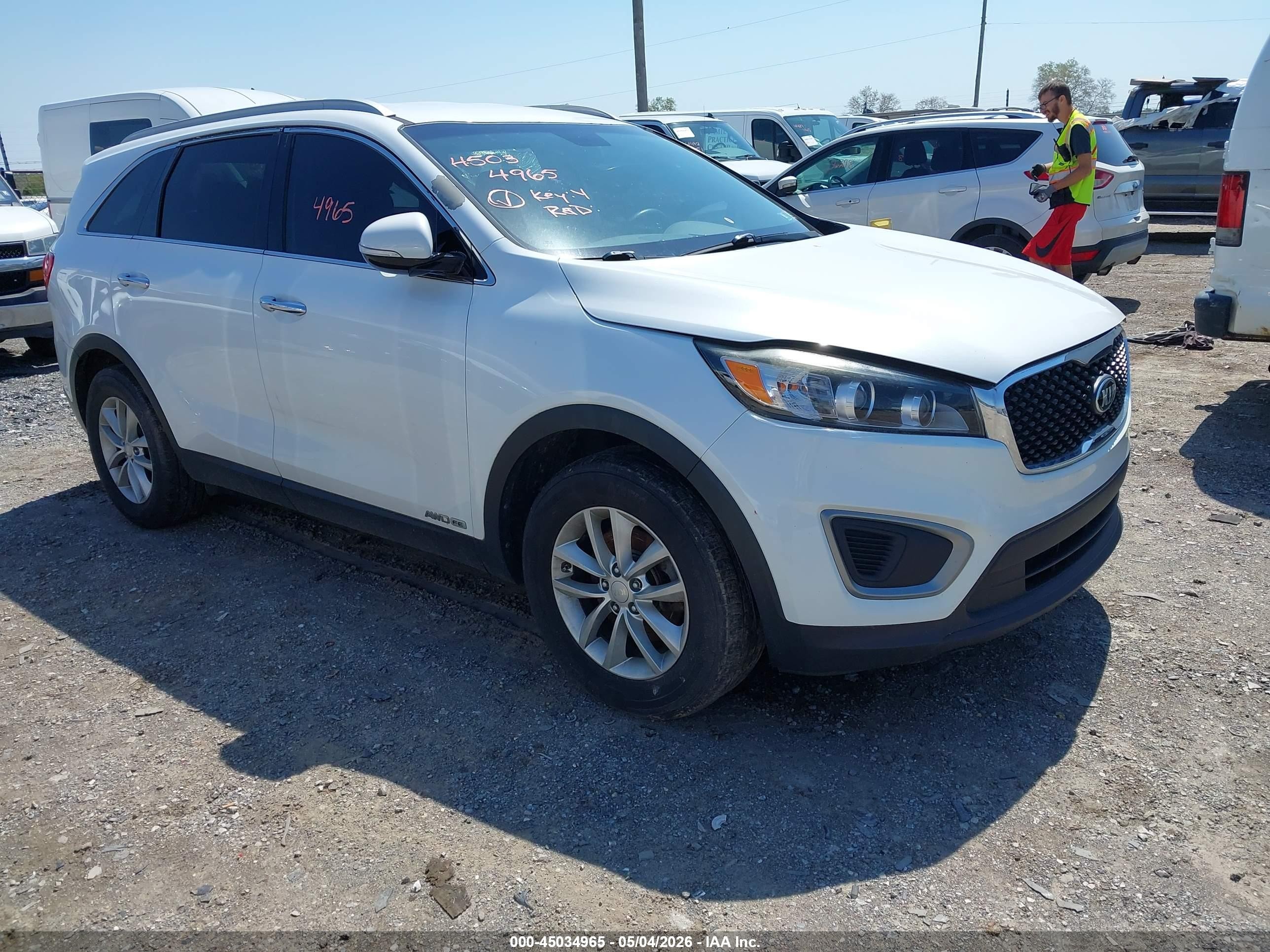 2016 Kia Sorento LX, VIN 5XYPGDA58GG003180 — Mechanical