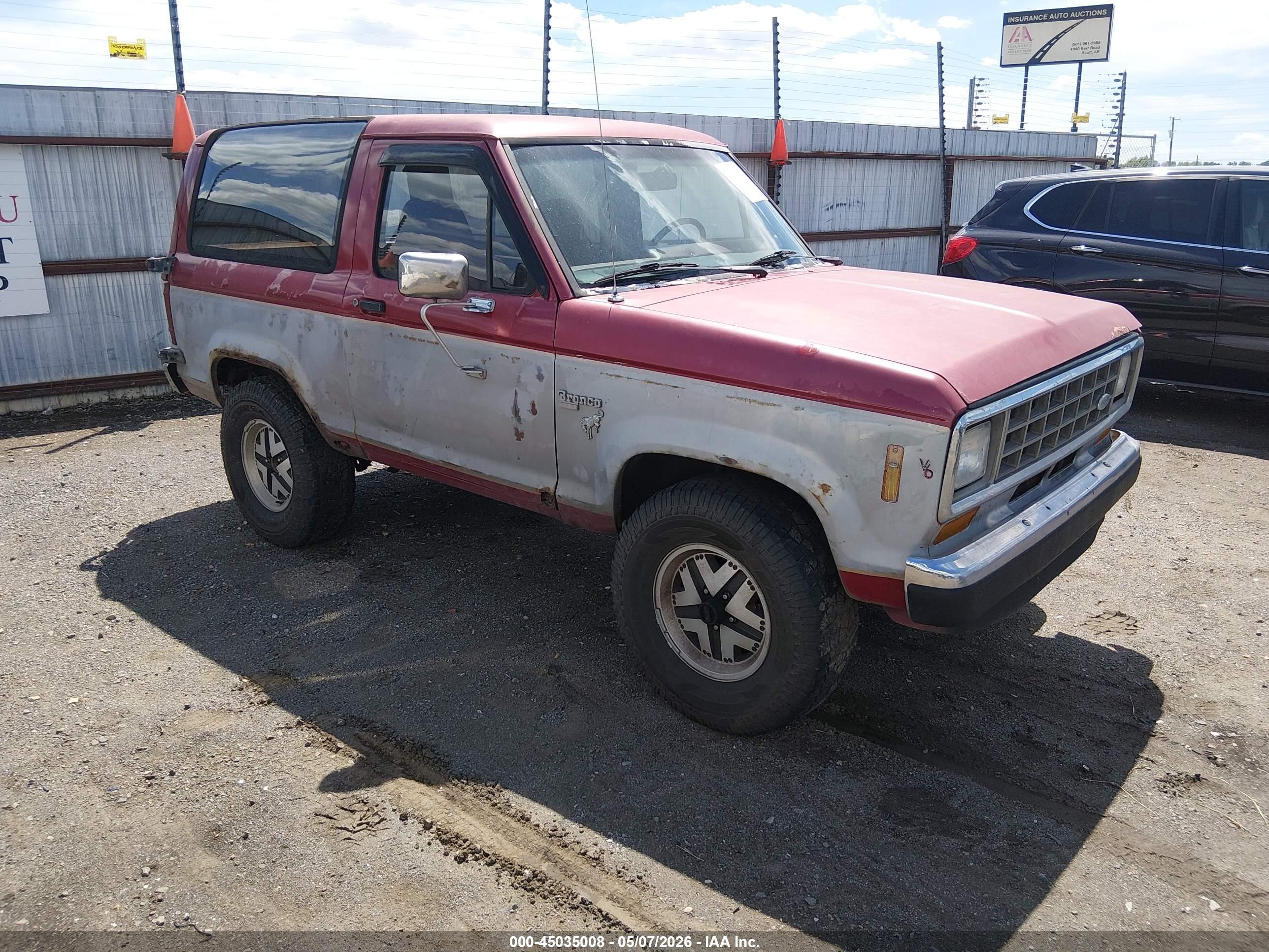 1986 Ford Bronco, VIN 1FMCU14T9GUA59350 — Side