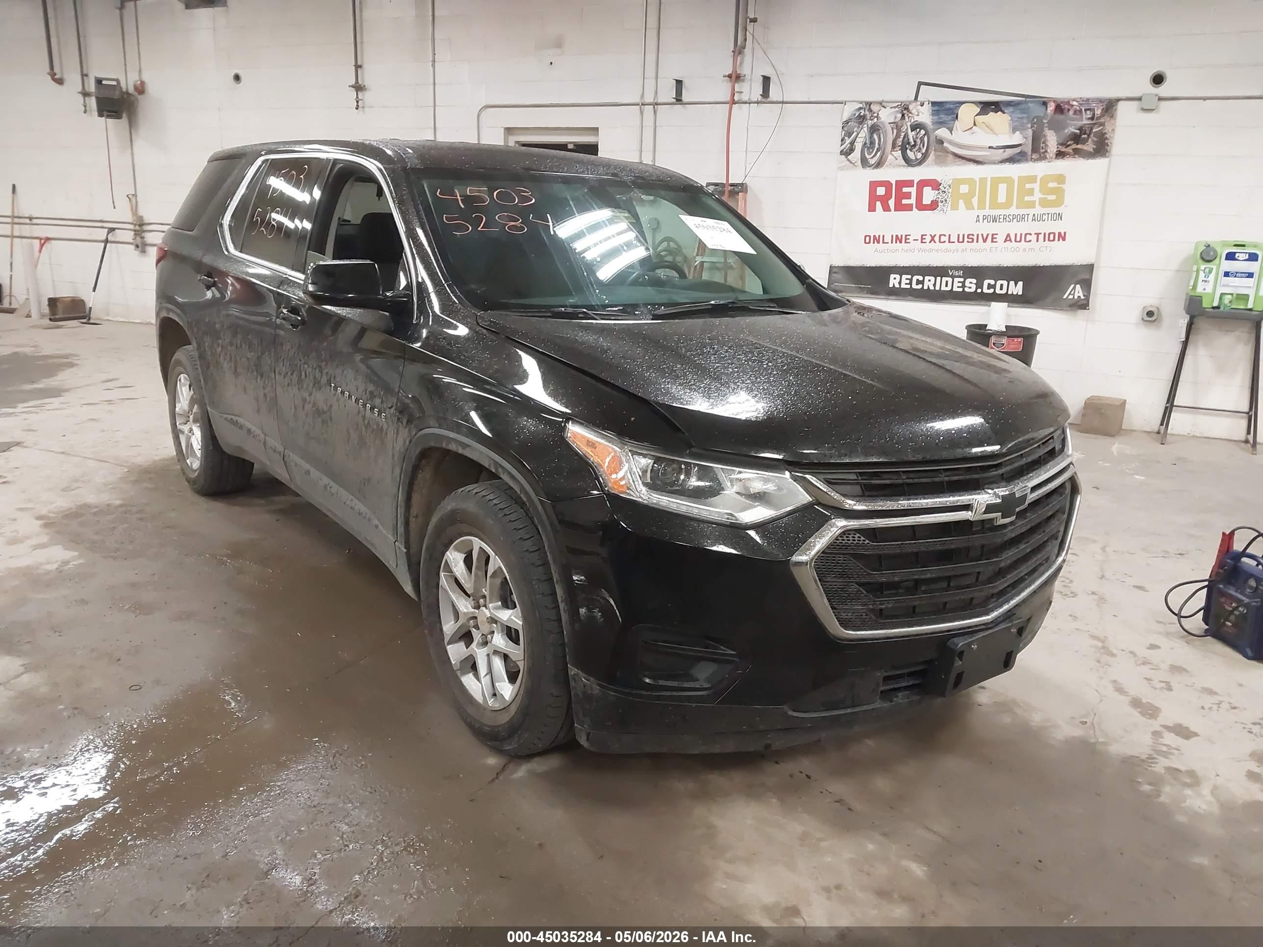2019 Chevrolet Traverse LS, VIN 1GNEVFKW0KJ103984 — Side