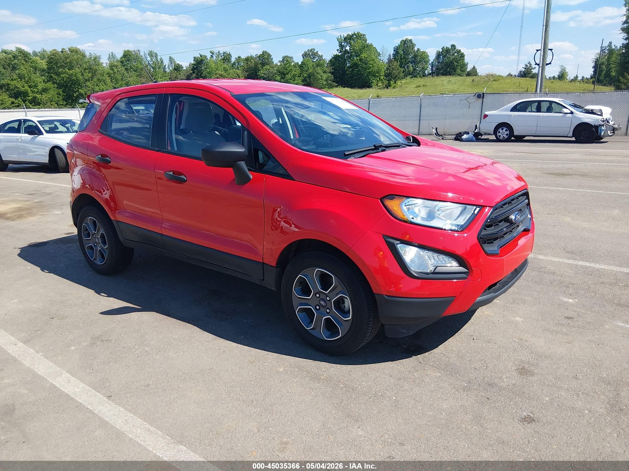 2021 Ford EcoSport S, VIN MAJ3S2FE1MC417840 — Rear end