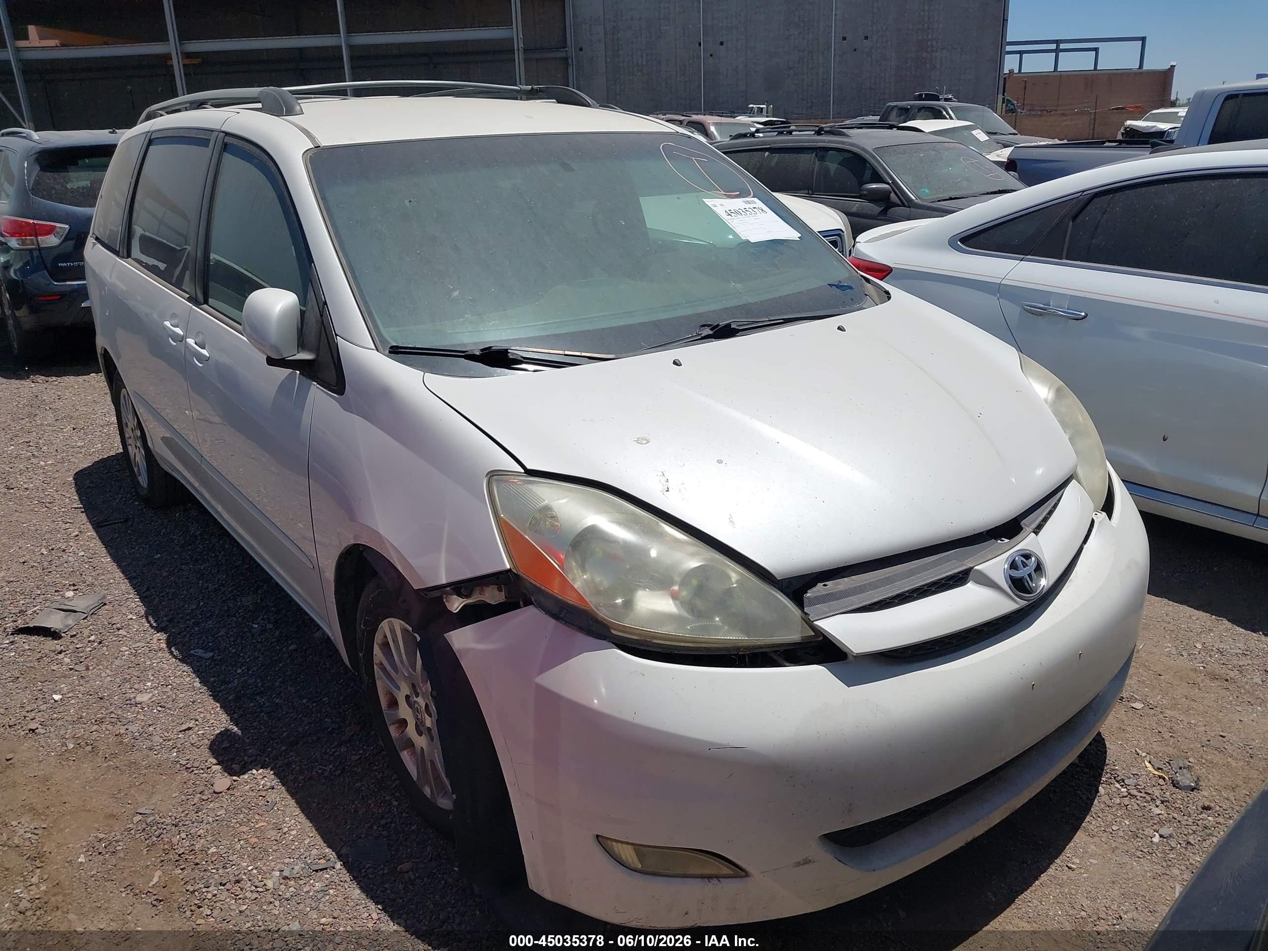 2007 Toyota Sienna XLE Limited, VIN 5TDZK22C57S029781 — Normal wear