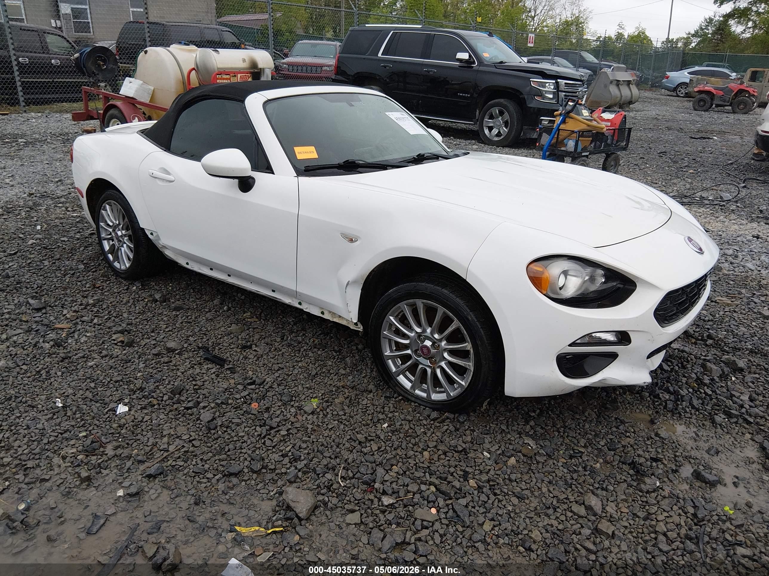 2017 FIAT 124 Spider Elaborazione Abarth, VIN JC1NFAEK7H0123100 — Front end