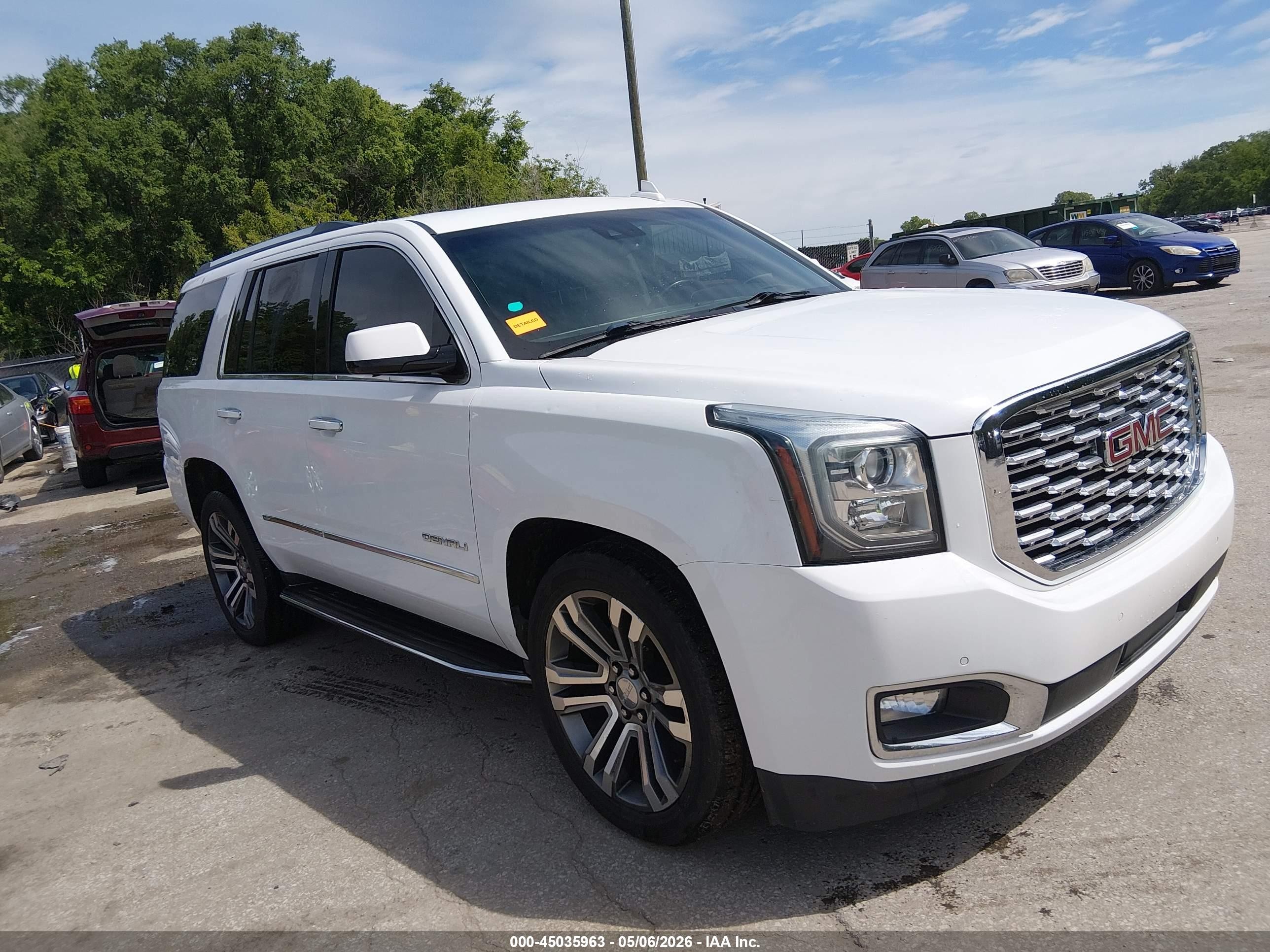 2018 GMC Yukon Denali, VIN 1GKS2CKJ6JR392980 — Hail
