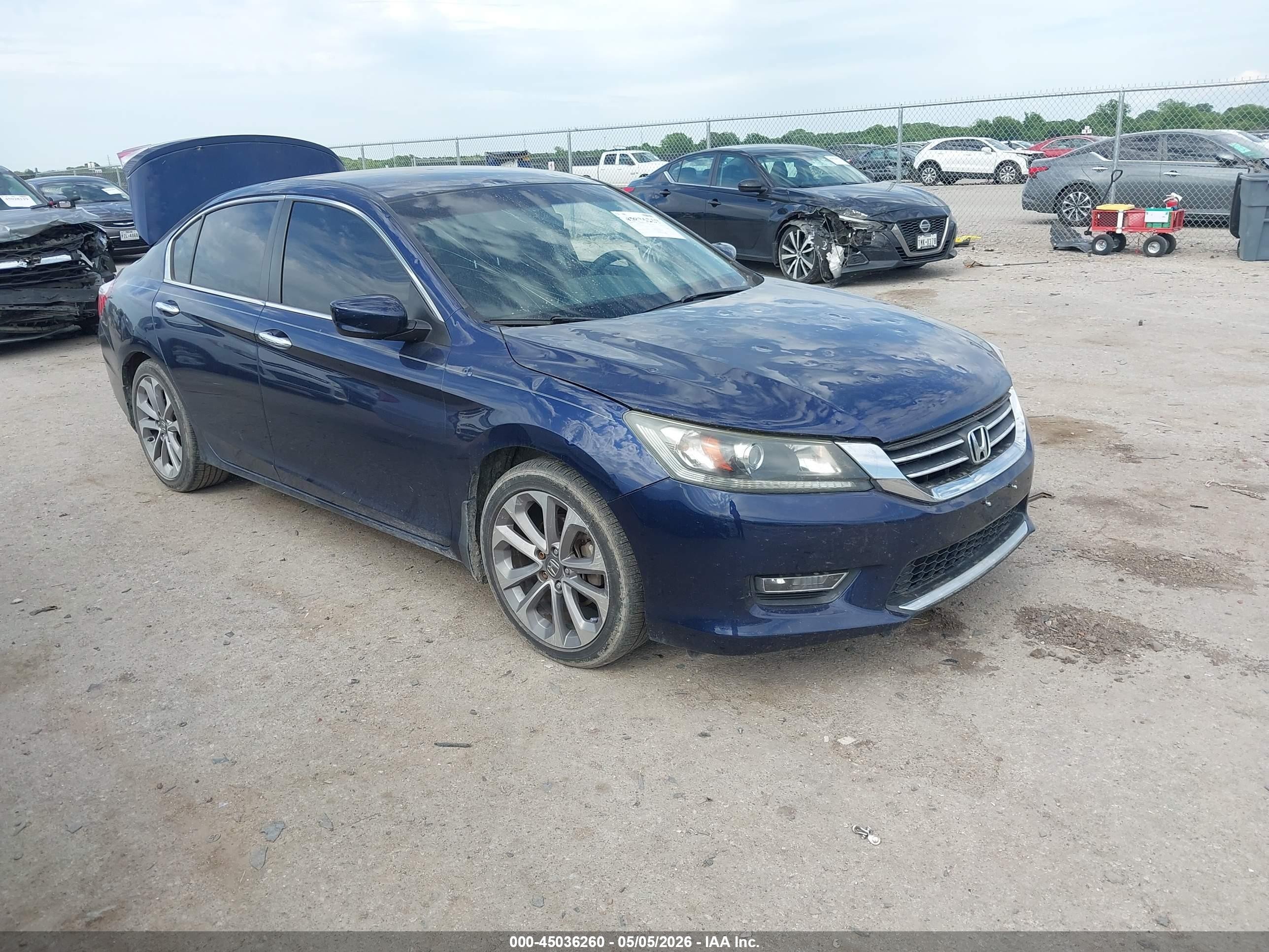 2013 Honda Accord Sport, VIN 1HGCR2F51DA081786 — Hail