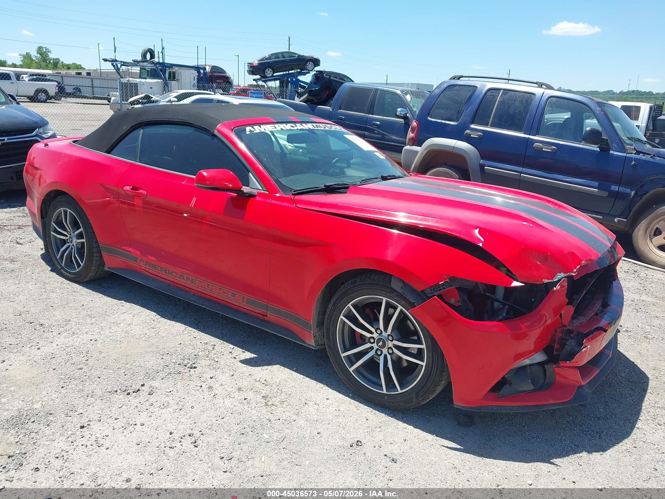 2016 Ford Mustang EcoBoost Premium, VIN 1FATP8UH7G5227132 — Front end