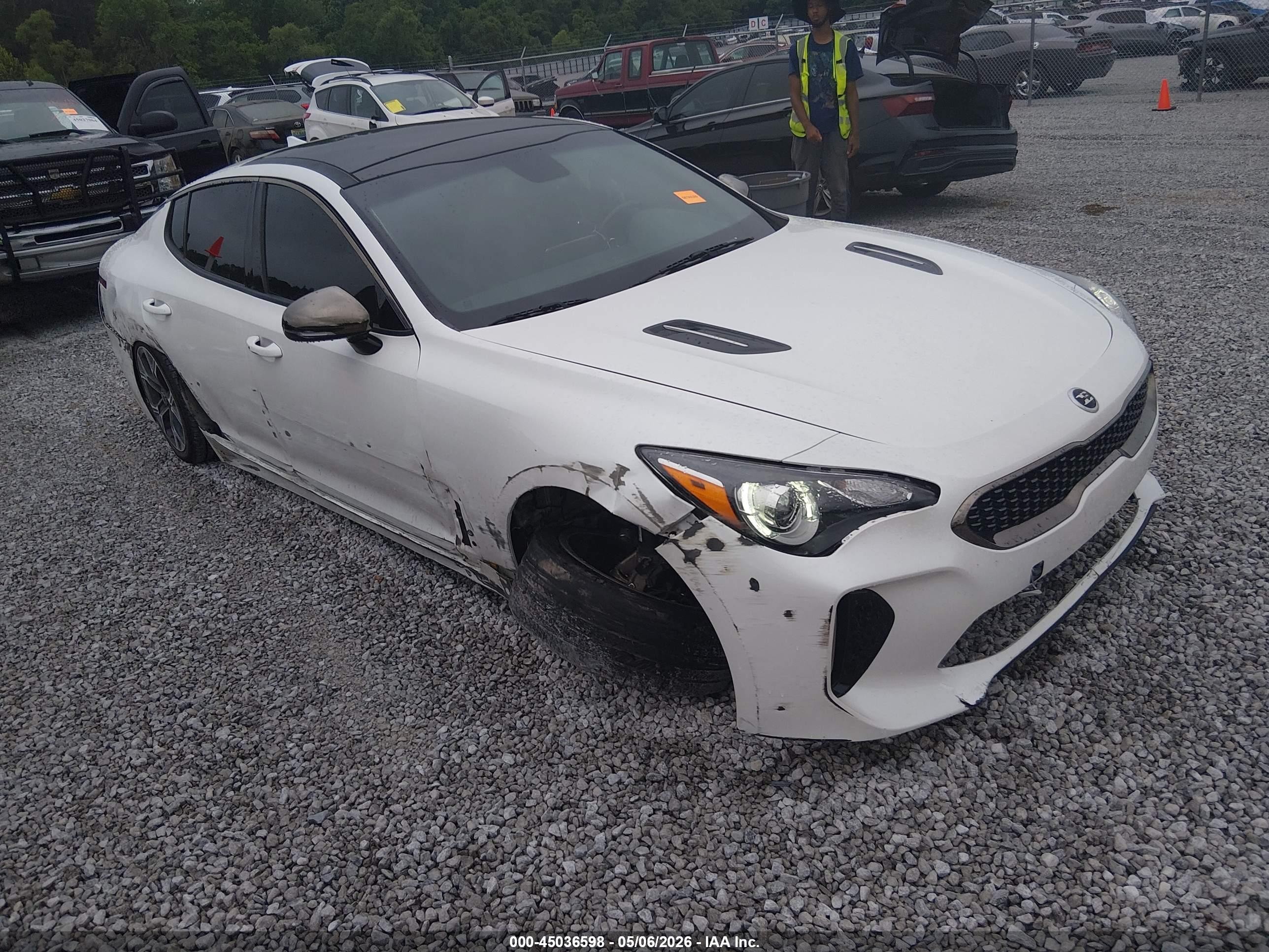 2020 Kia Stinger GT-Line, VIN KNAE15LA4L6084407 — Бок