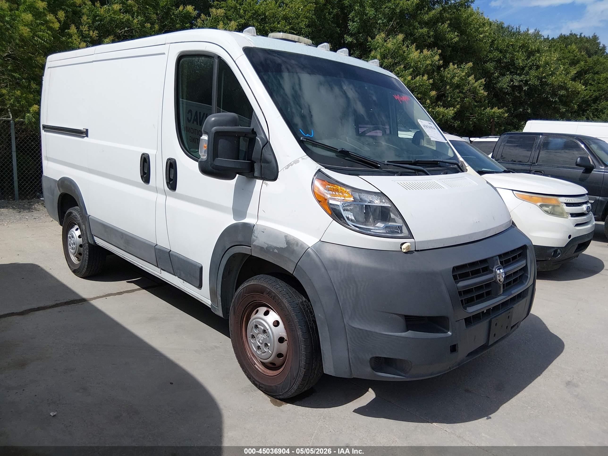 2016 Ram ProMaster Cargo, VIN 3C6TRVNG3GE132832 — Normal wear
