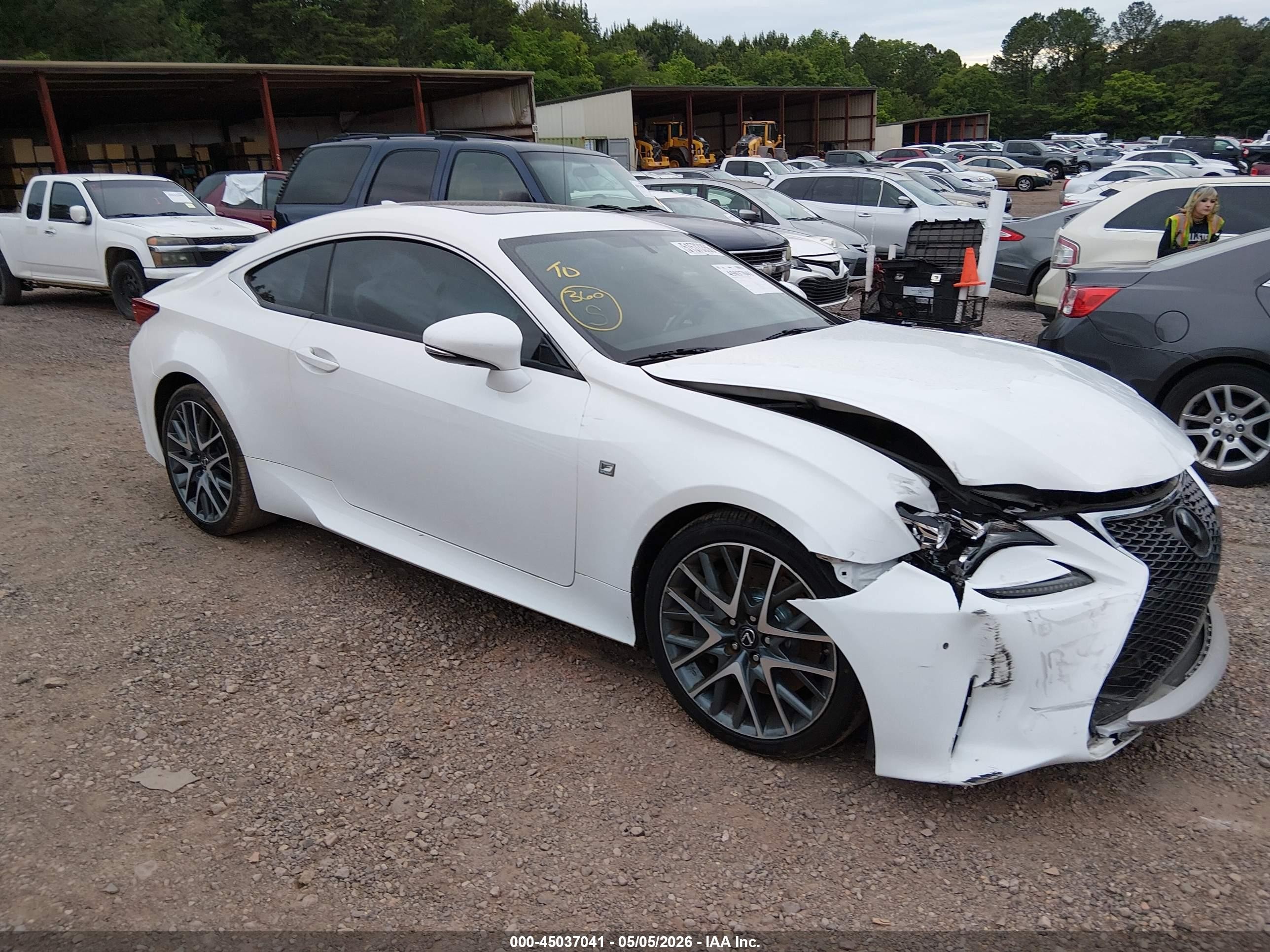 2017 Lexus RC 200t F Sport, VIN JTHHA5BC6H5004877 — Front end
