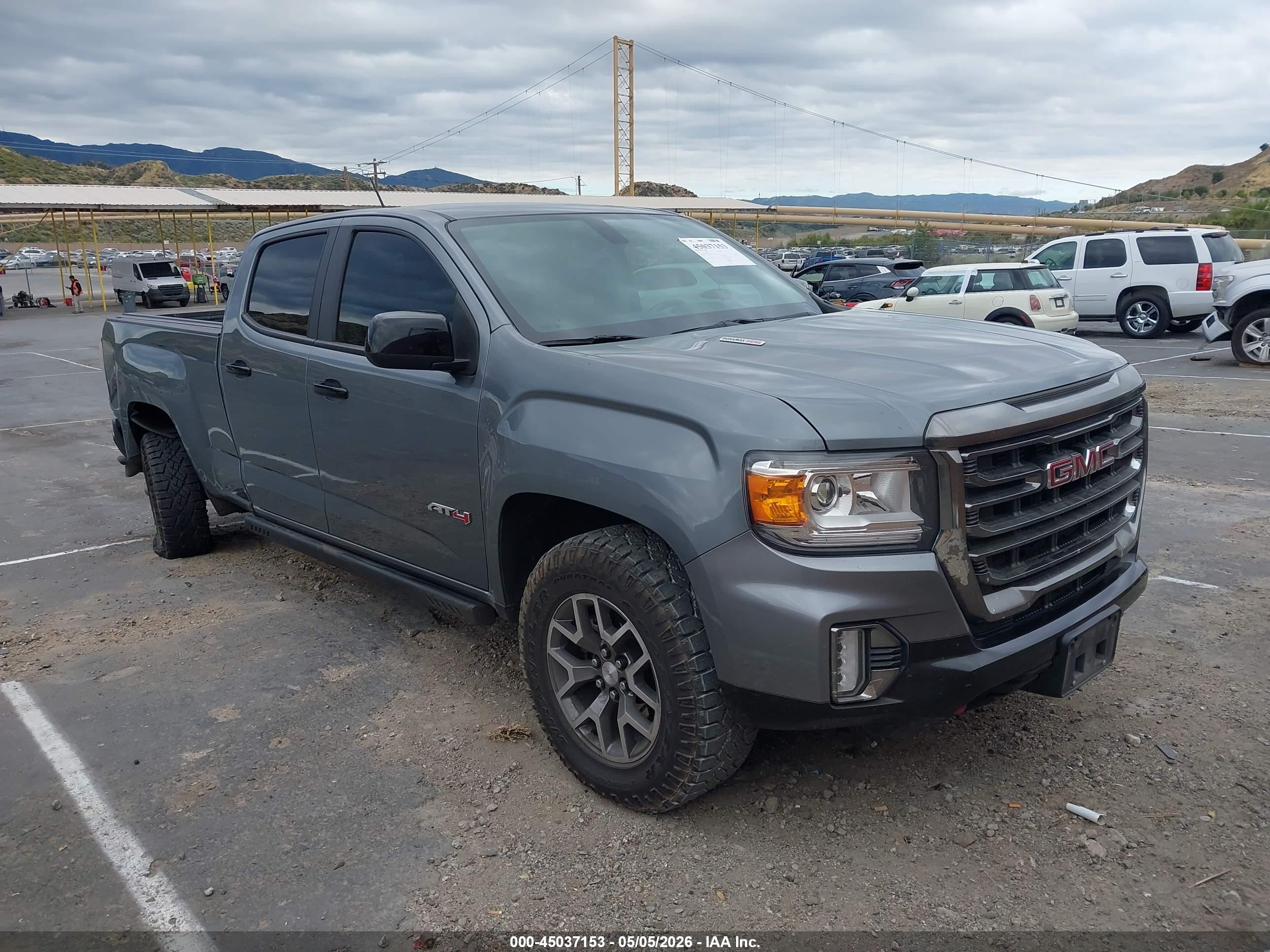 2022 GMC Canyon 4WD AT4, VIN 1GTP6FE19N1193204 — Side