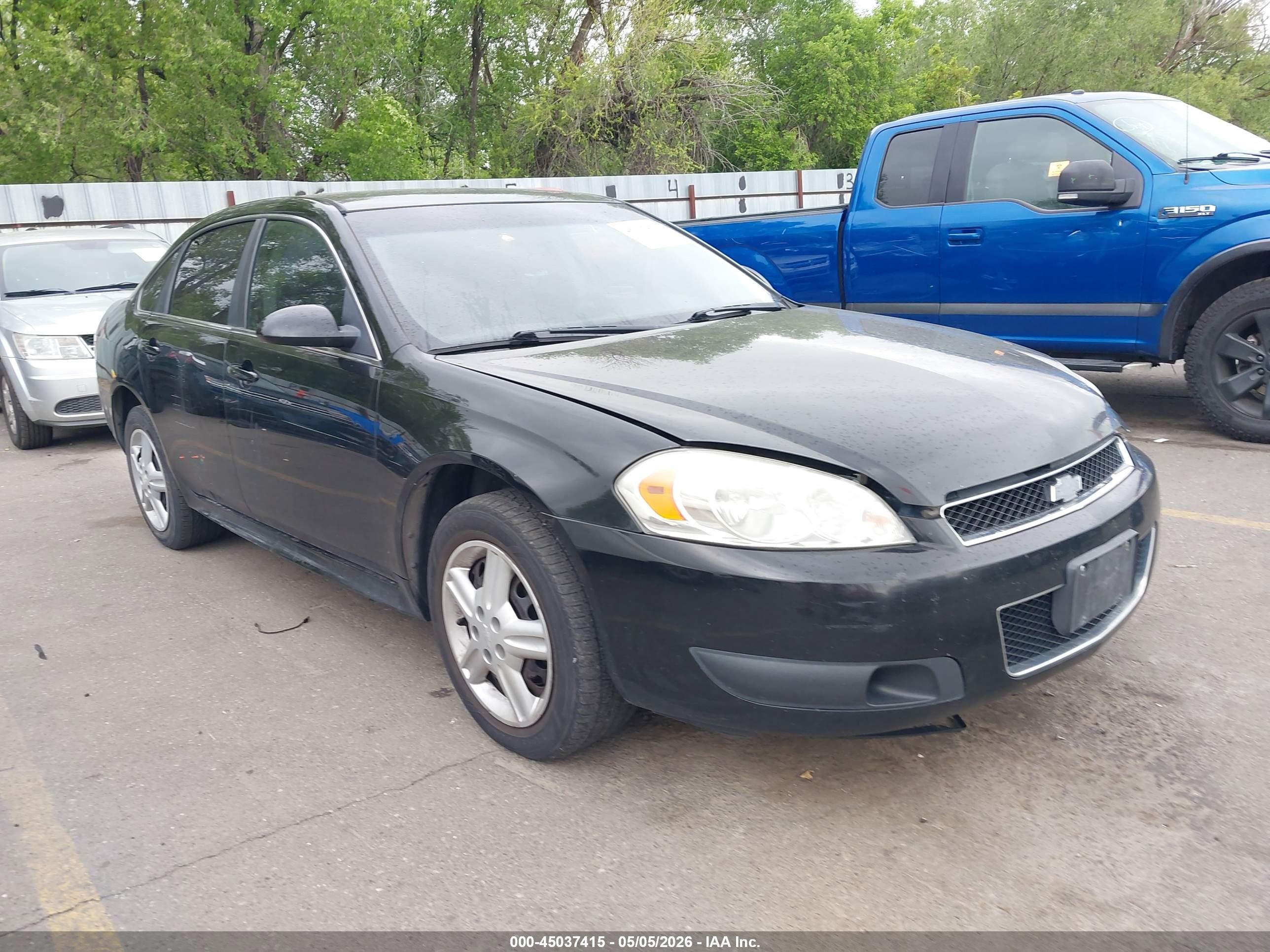 2016 Chevrolet Impala Police Police, VIN 2G1WD5E31G1105118 — Side