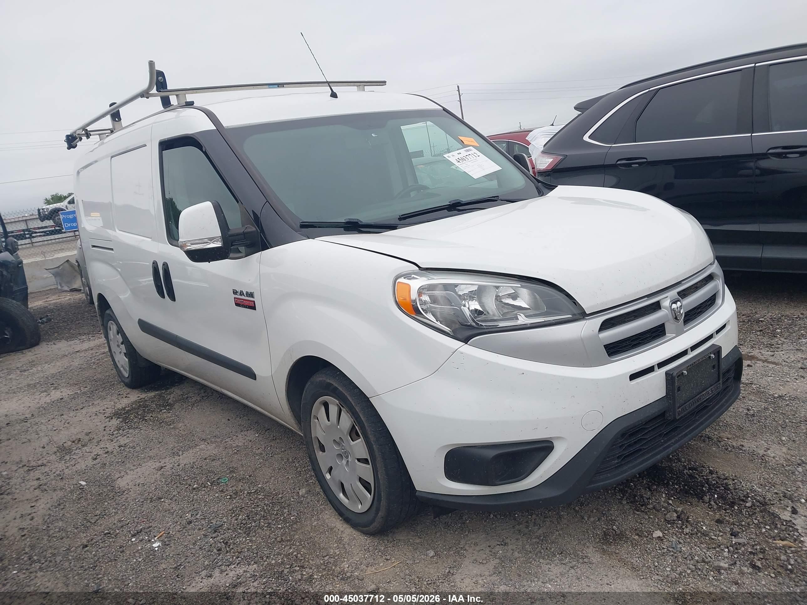 2018 Ram ProMaster City Passenger SLT, VIN ZFBERFBB5J6J58767 — Engine fire