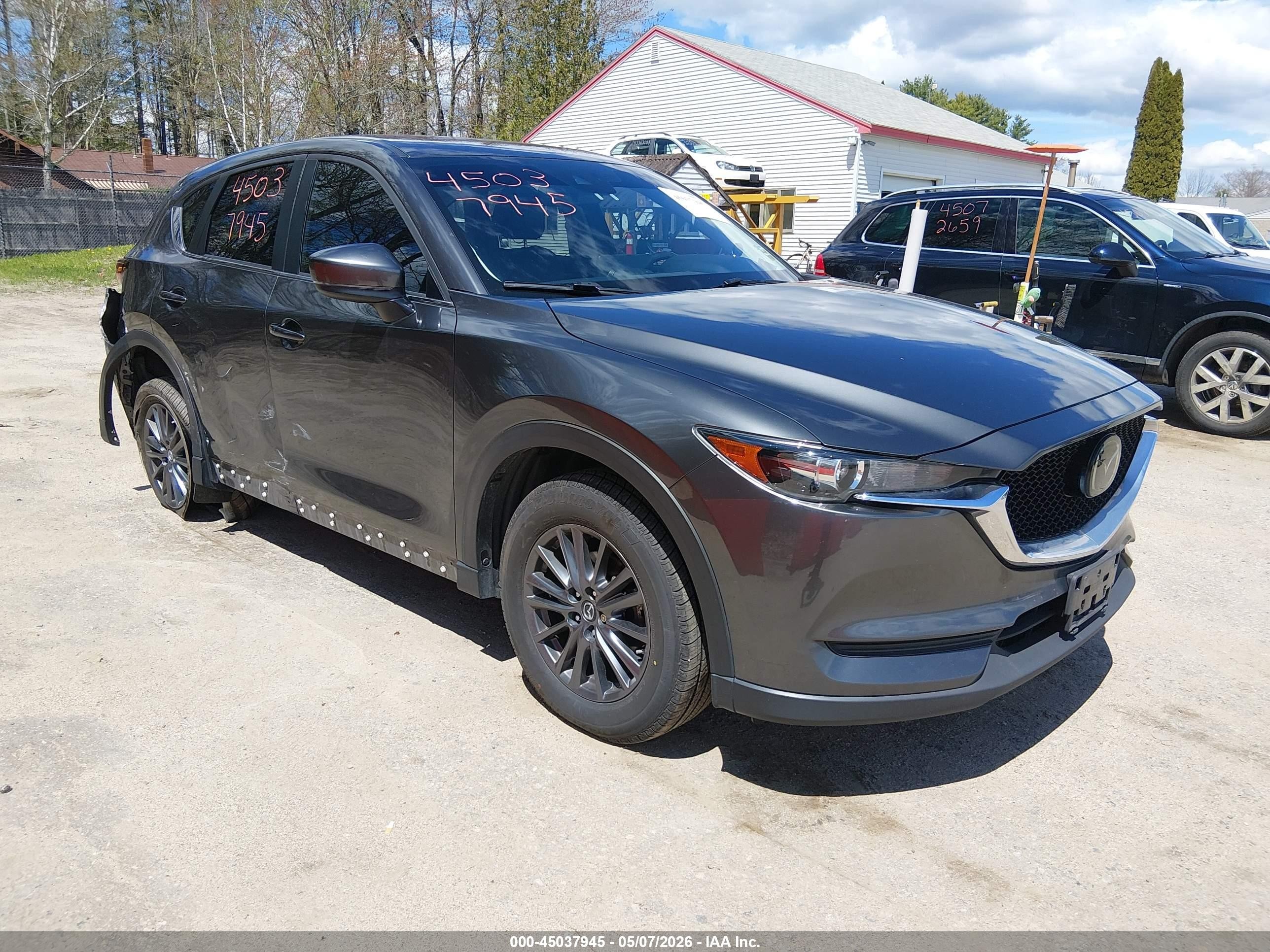 2021 Mazda CX-5 Carbon Edition, VIN JM3KFBCM0M0411980 — Rear end