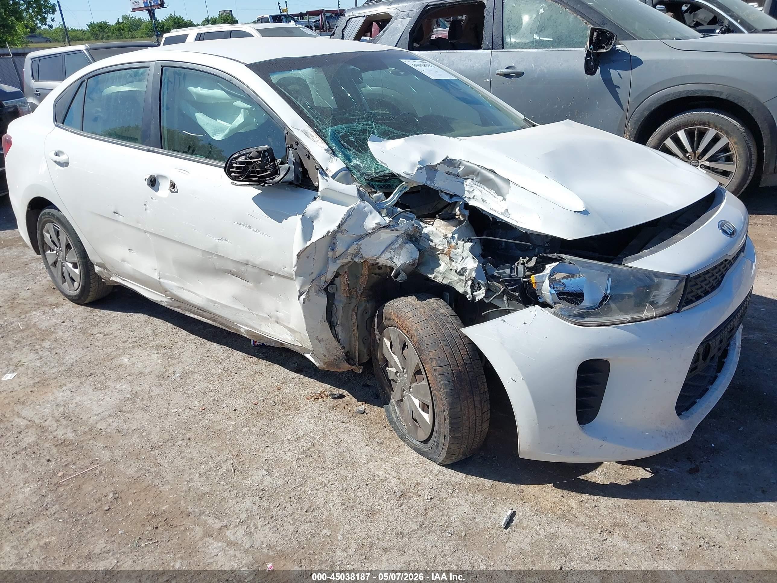 2020 Kia Rio S, VIN 3KPA24AD0LE289450 — Side