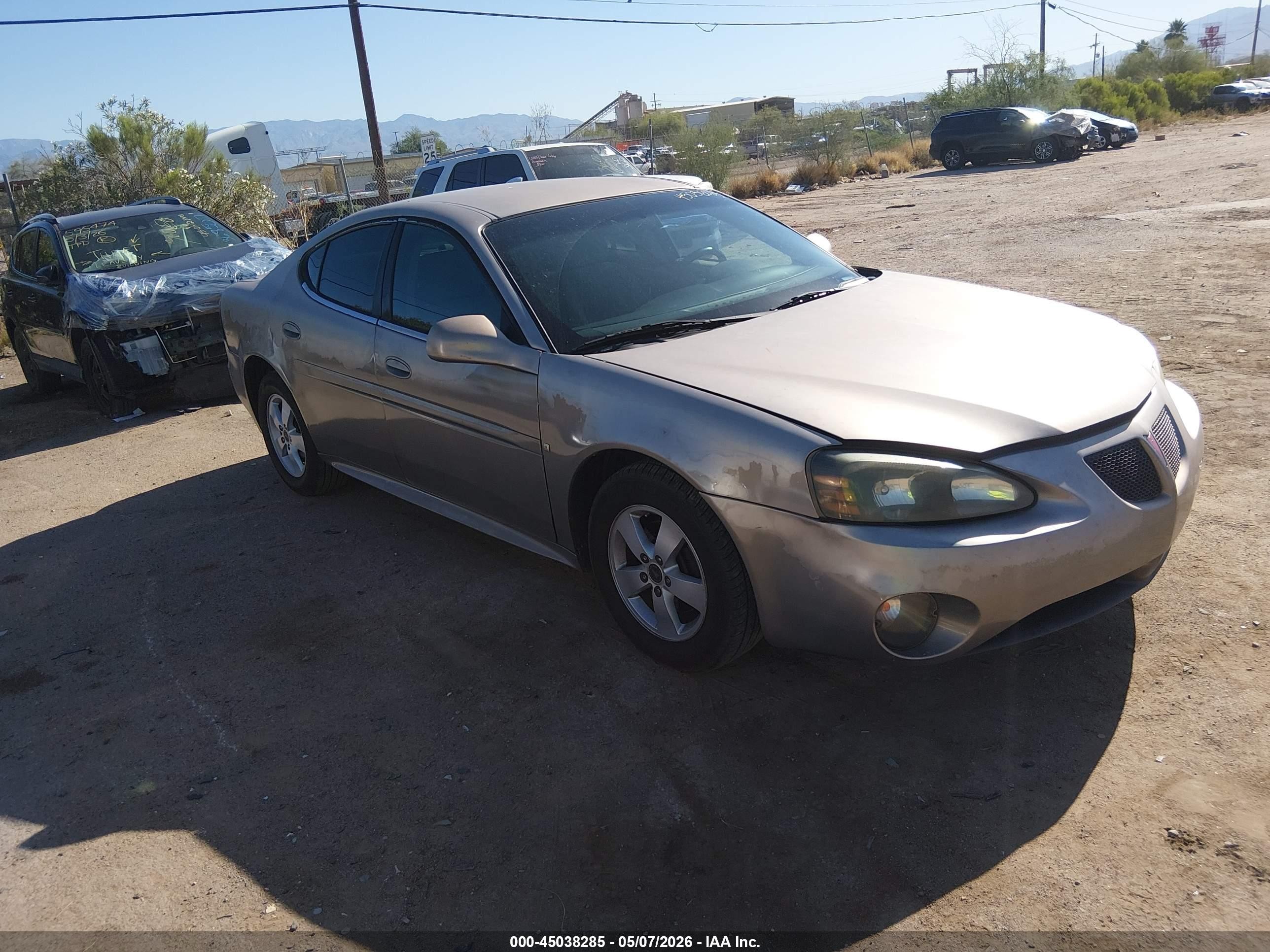 2006 Pontiac Grand Prix, VIN 2G2WP552X61249629 — Not stated