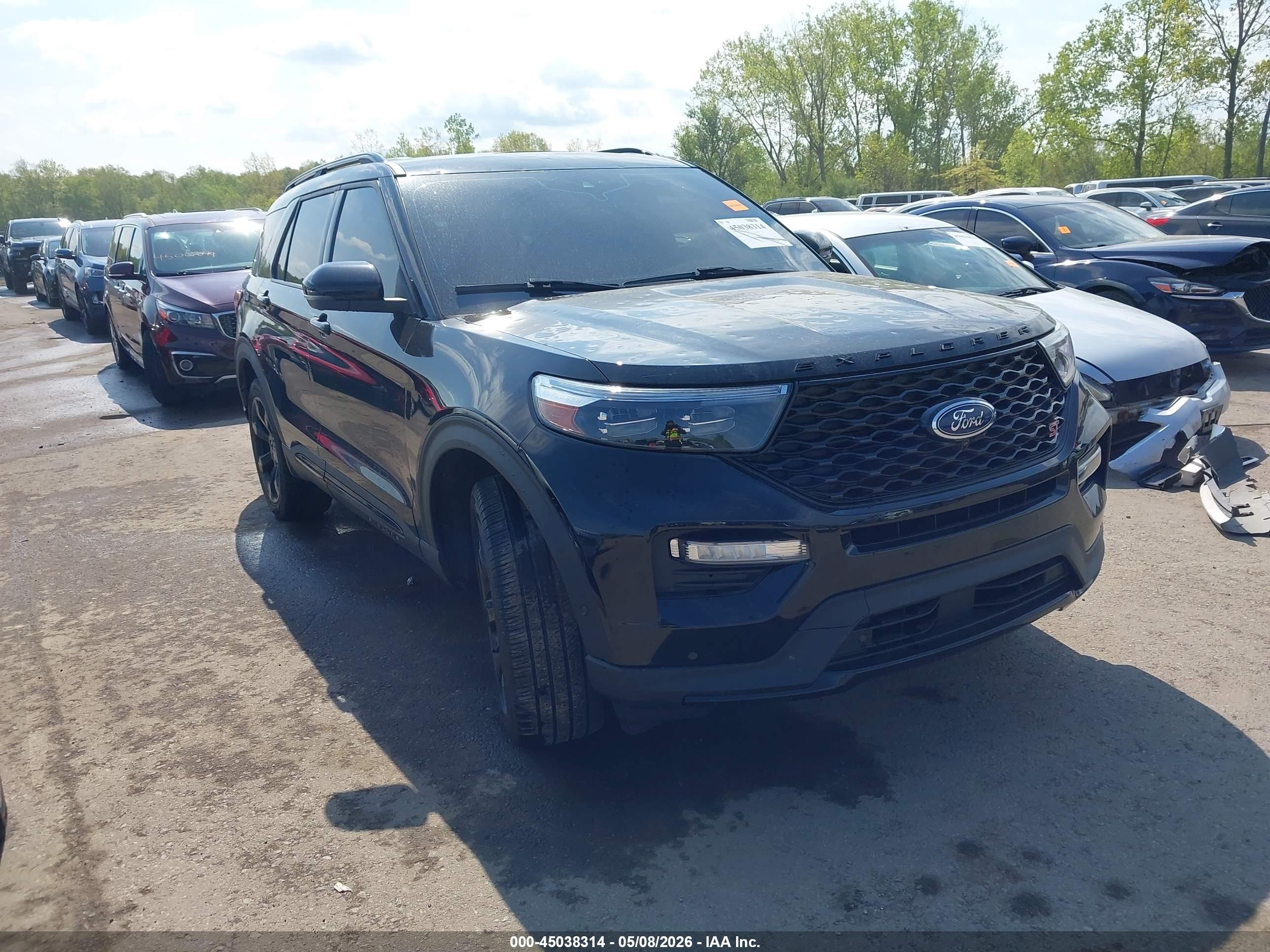 2020 Ford Explorer ST, VIN 1FM5K8GC5LGC77698 — Hail