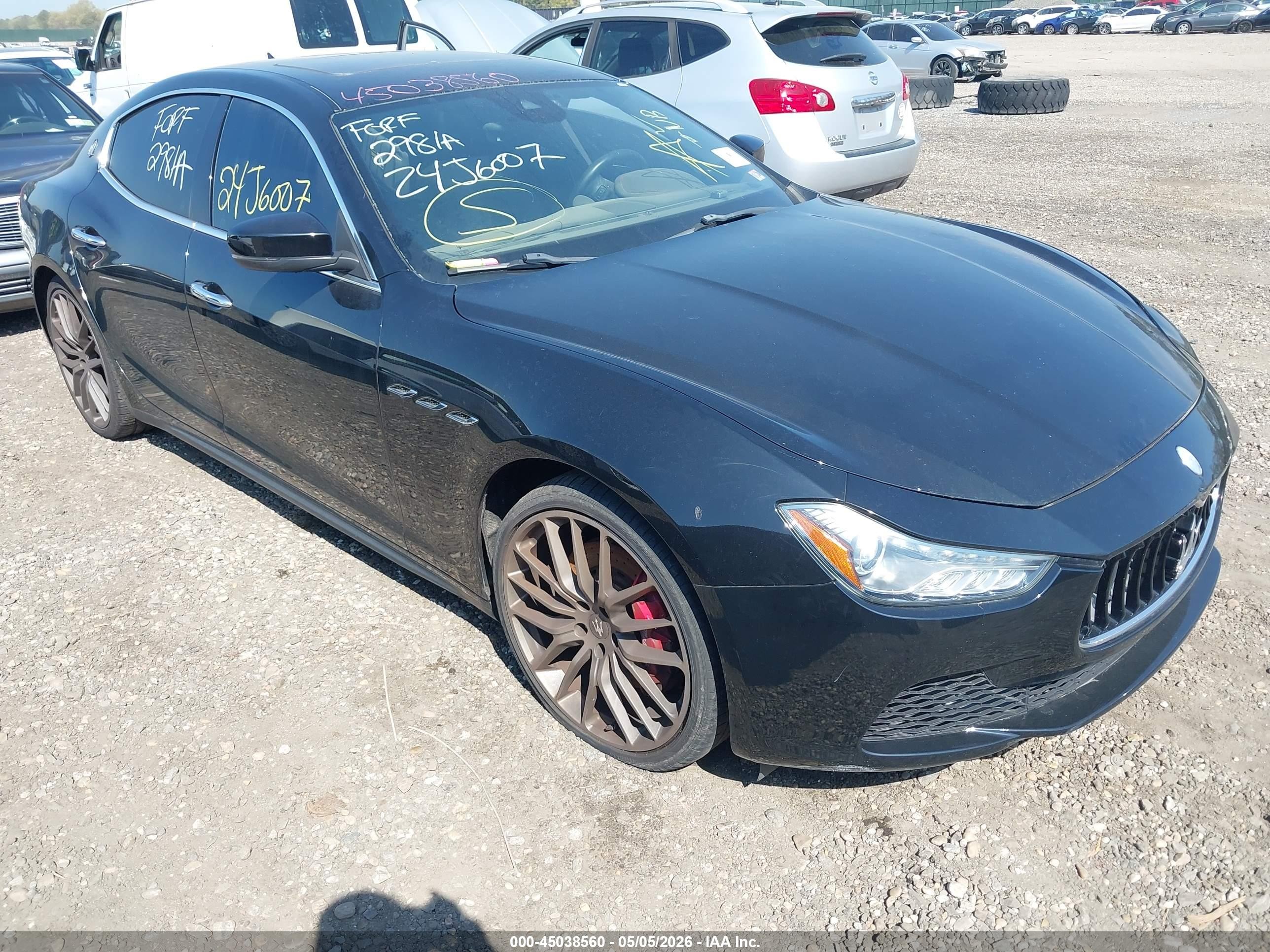 2017 Maserati Ghibli S, VIN ZAM57RSA4H1223770 — По всему кузову