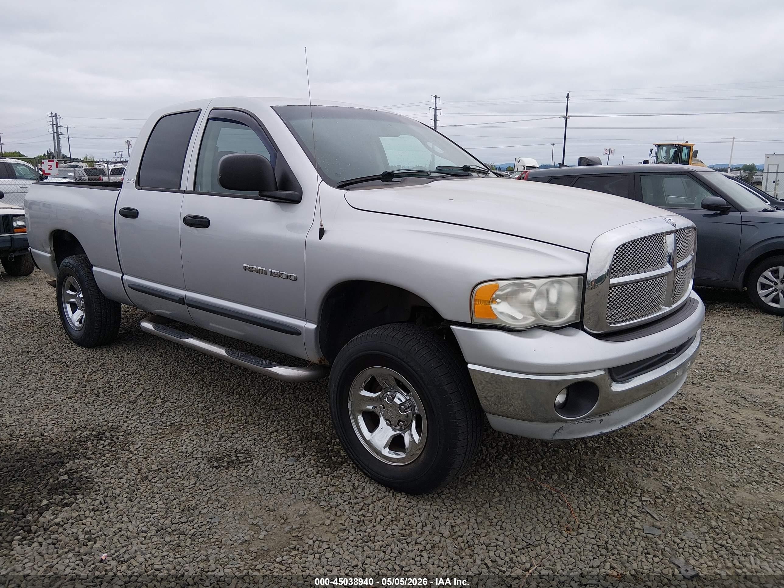 2002 Dodge 1500, VIN 3D7HU18N32G137726 — Not stated