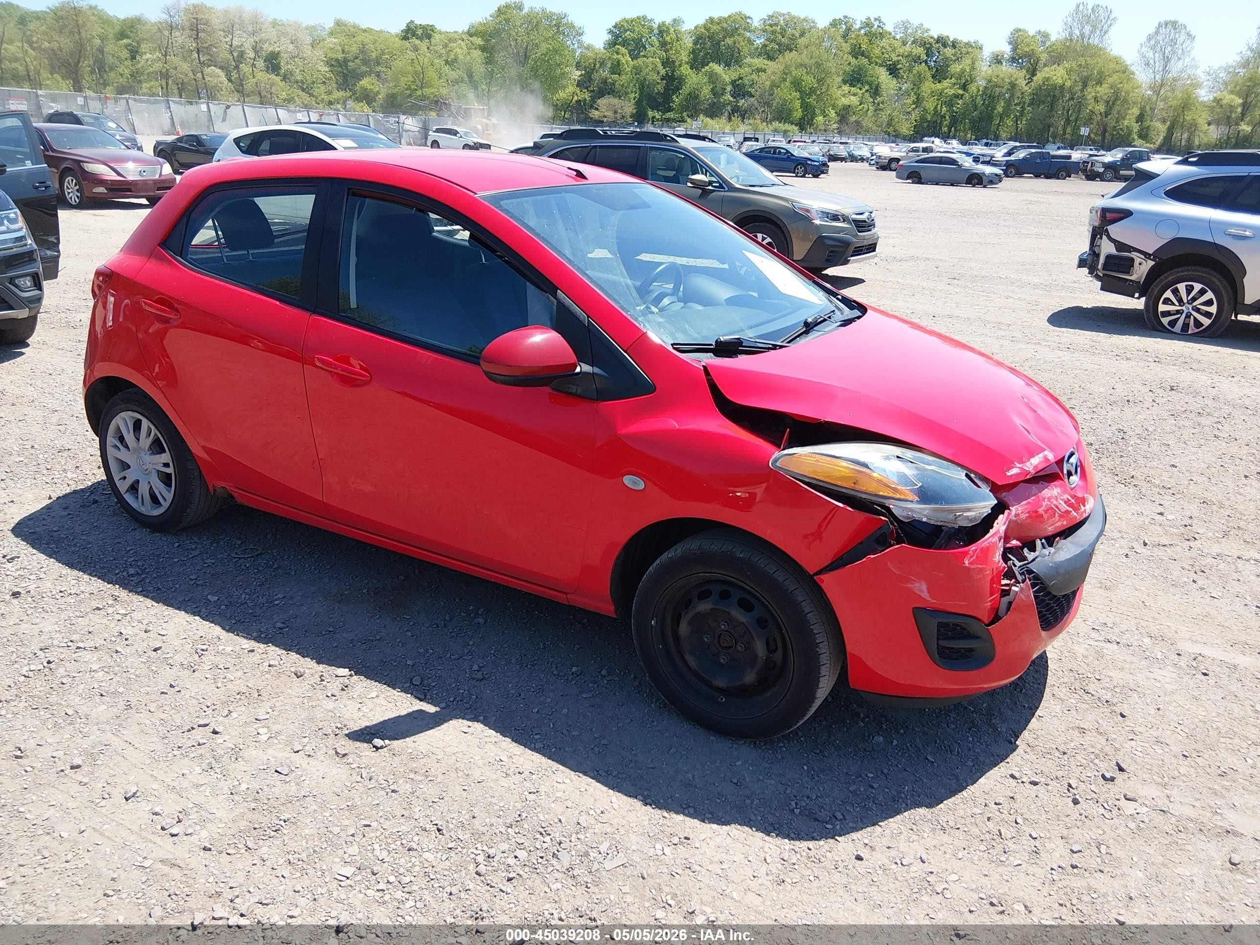 2012 Mazda 2 Sport, VIN JM1DE1KZ2C0131813 — Front end