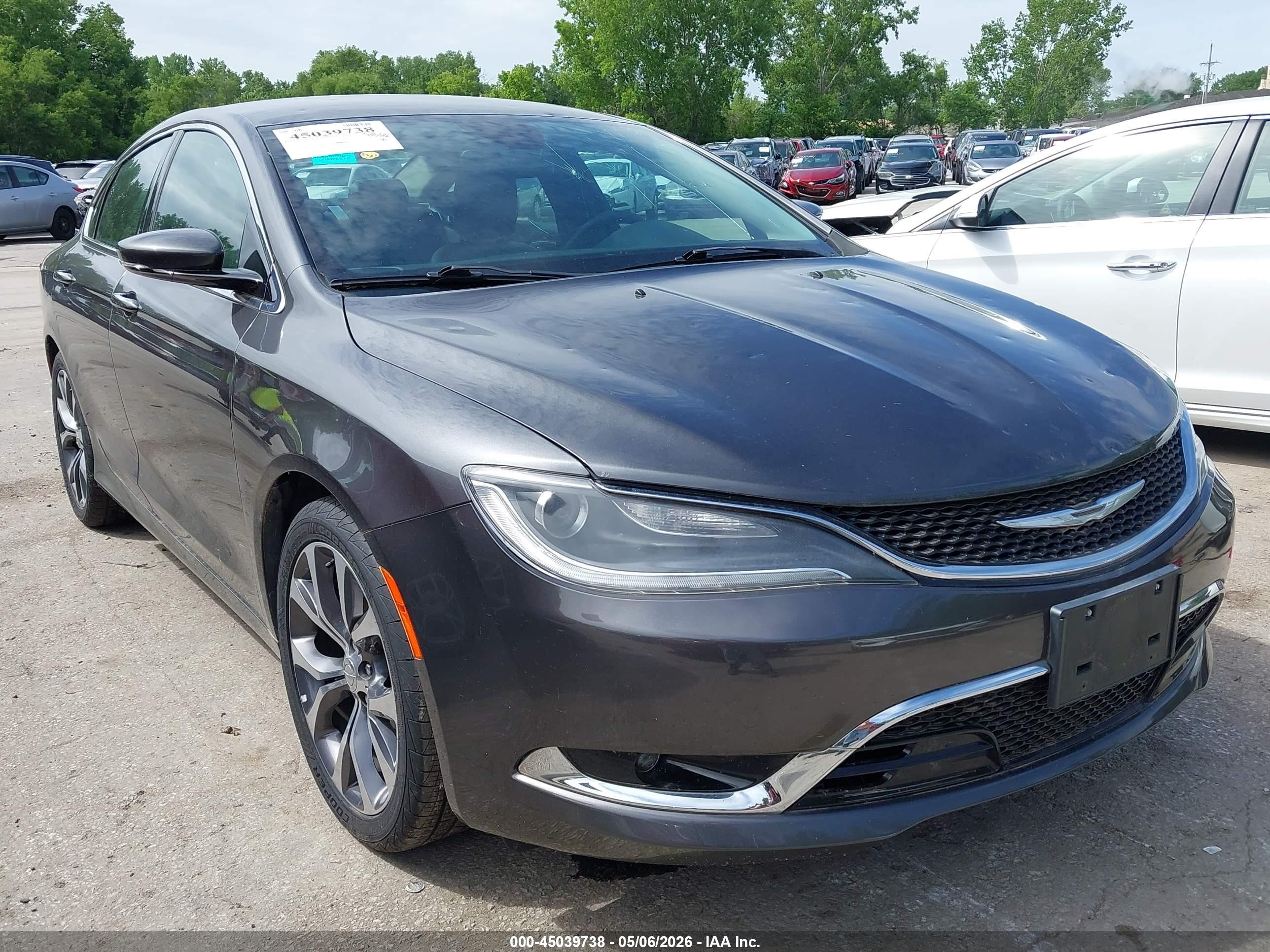 2015 Chrysler 200 C, VIN 1C3CCCCG9FN673089 — Hail