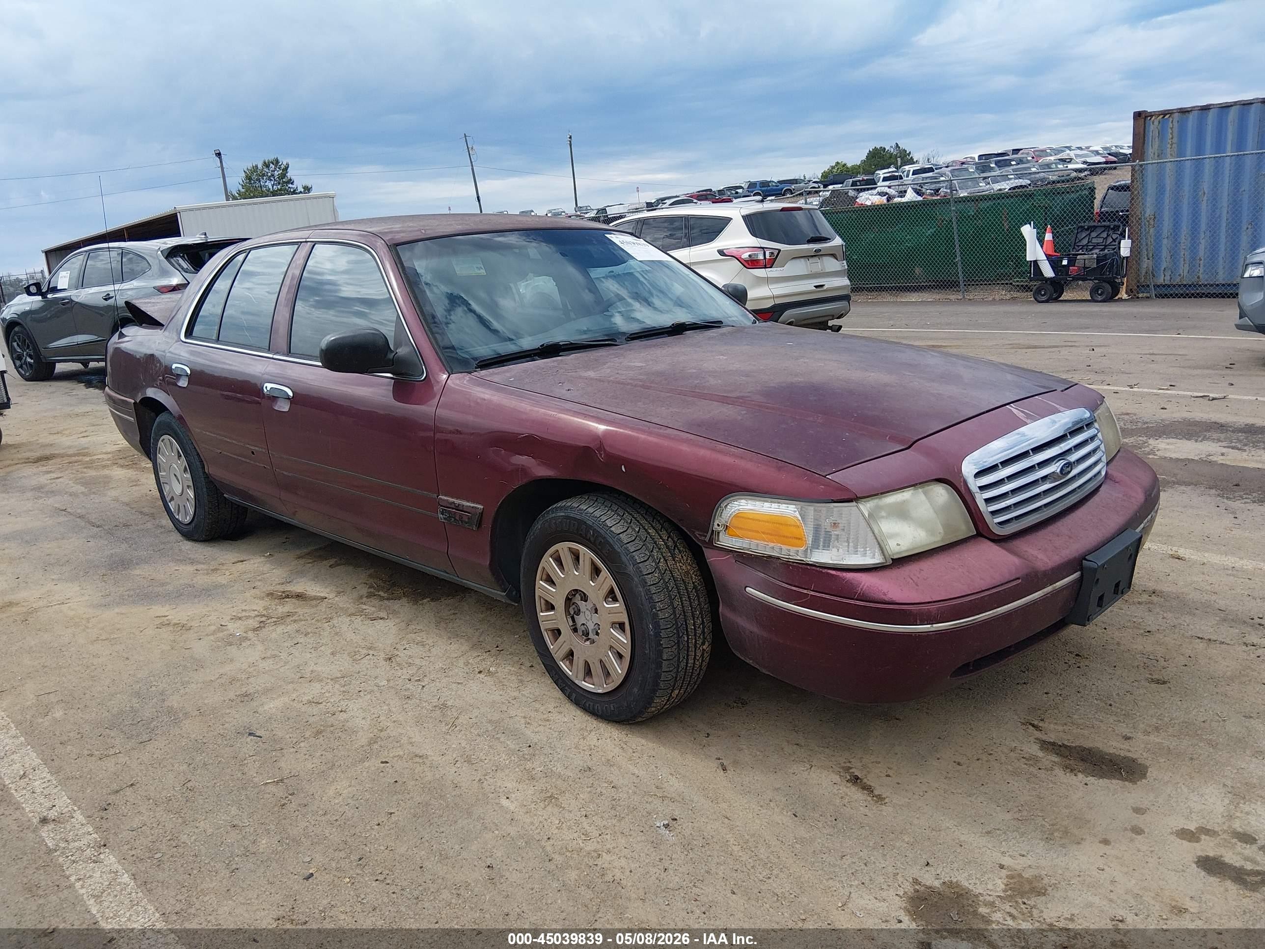 2005 Ford Police Interceptor, VIN 2FAHP71W75X128650 — Rear end