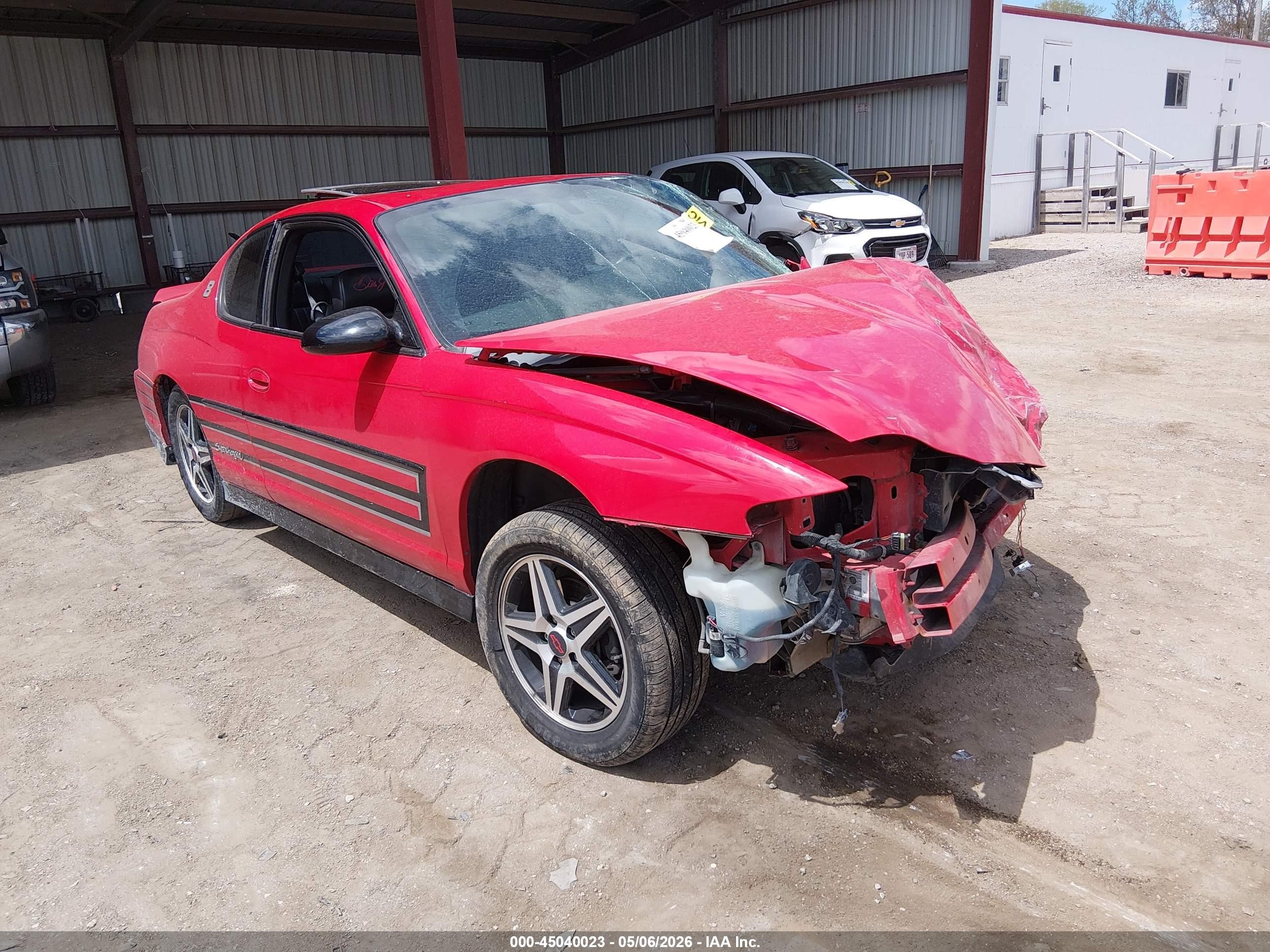 2004 Chevrolet Monte Carlo SS Supercharged, VIN 2G1WZ121649395916 — Front end