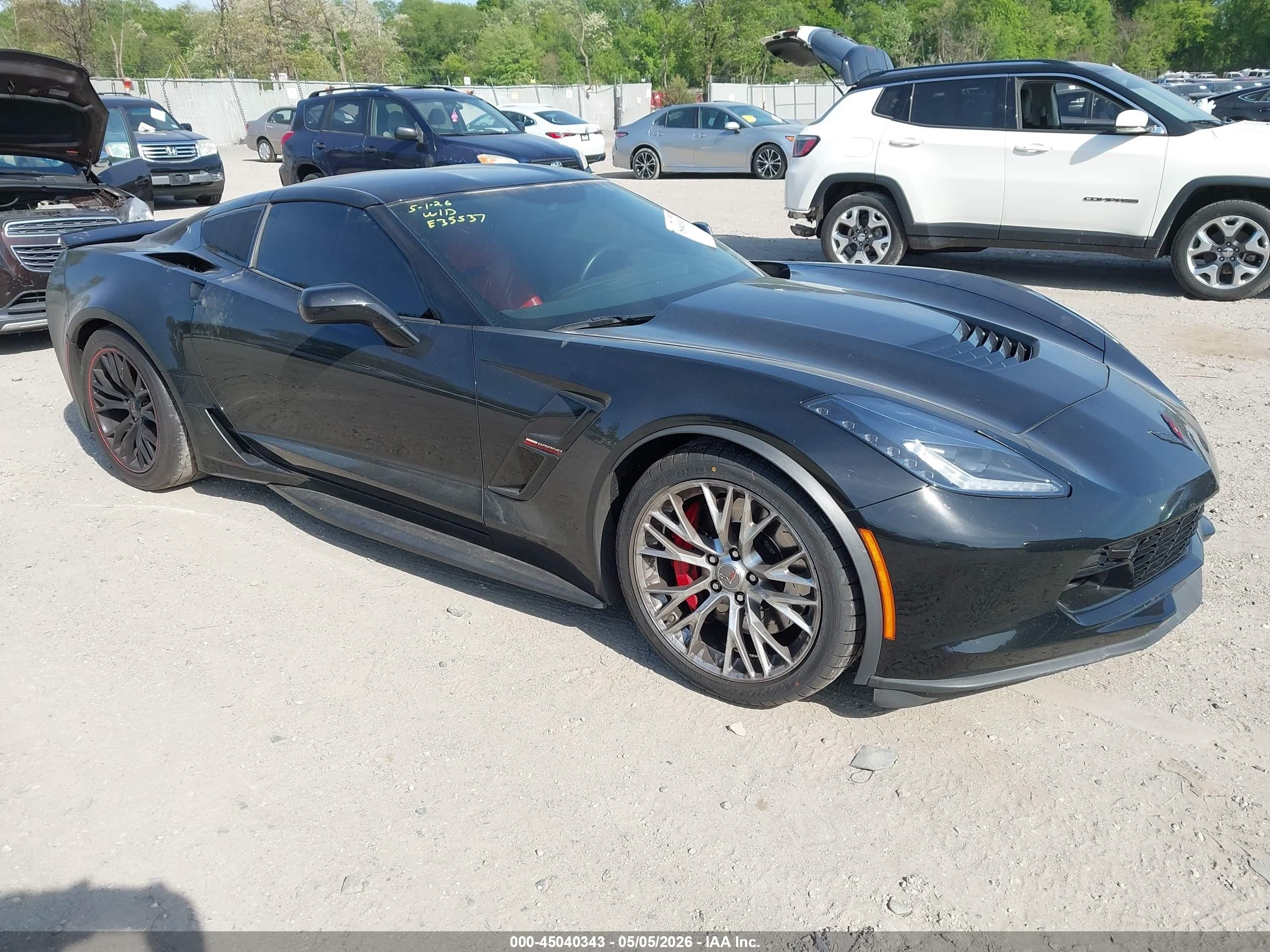 2017 Chevrolet Corvette Grand Sport 2LT, VIN 1G1YY2D79H5101706 — Theft recovery