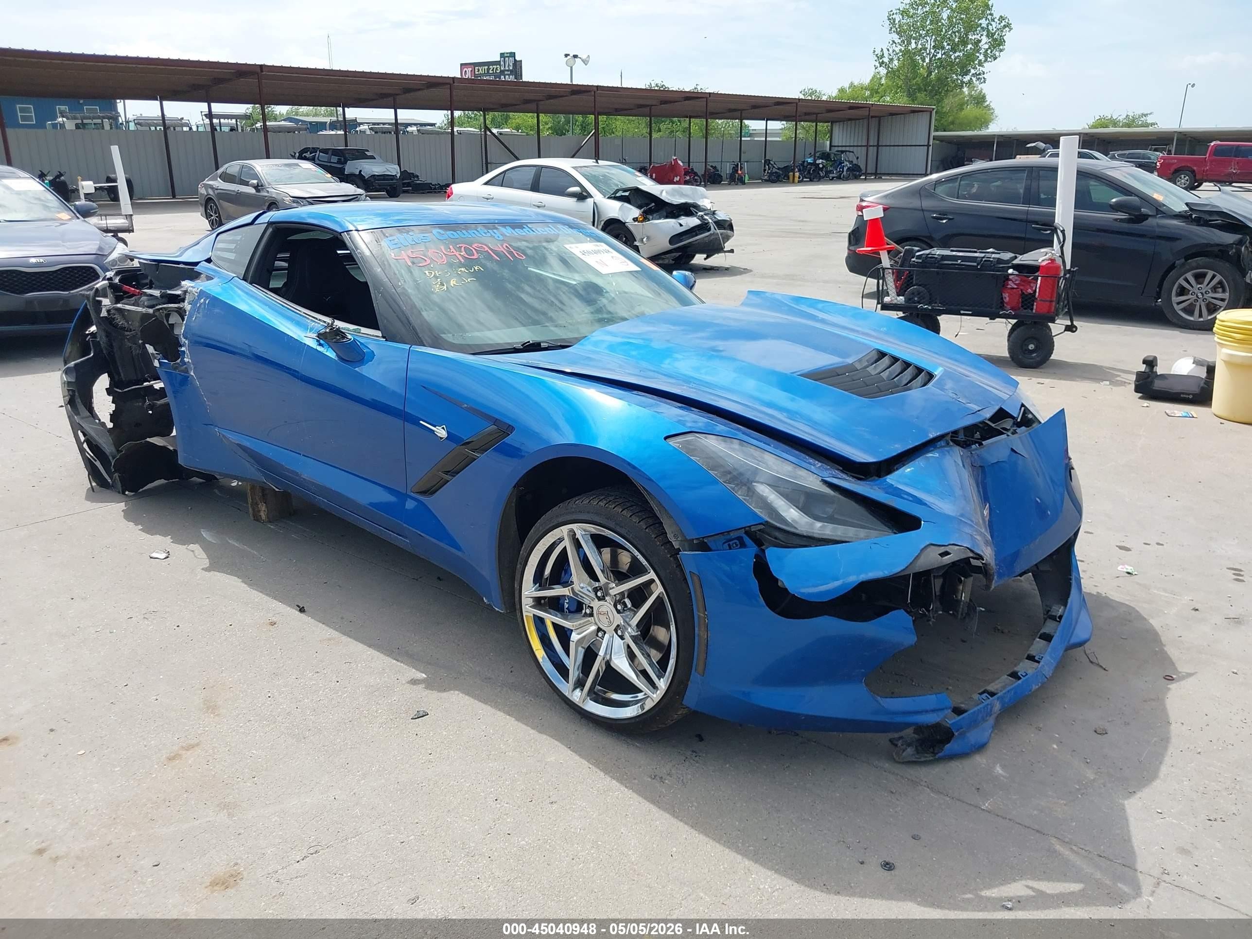 2014 Chevrolet Corvette Z51 3LT, VIN 1G1YM2D71E5104915 — All over