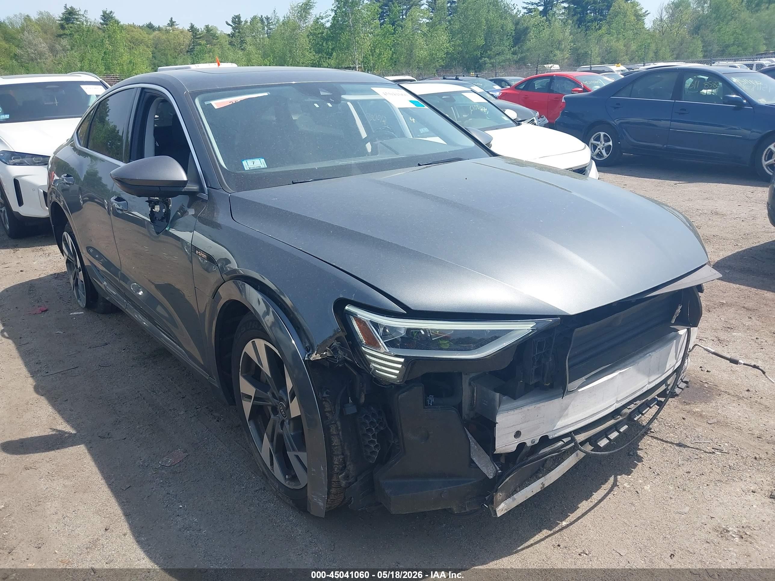 2021 Audi e-tron Sportback Premium Plus, VIN WA12AAGE9MB013105 — Rear end